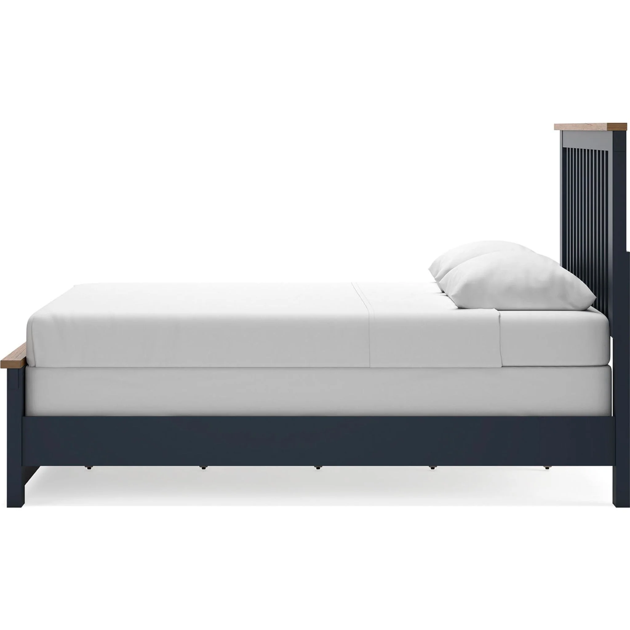 Landocken Queen Panel Bed - Blue/Brown - Image 8