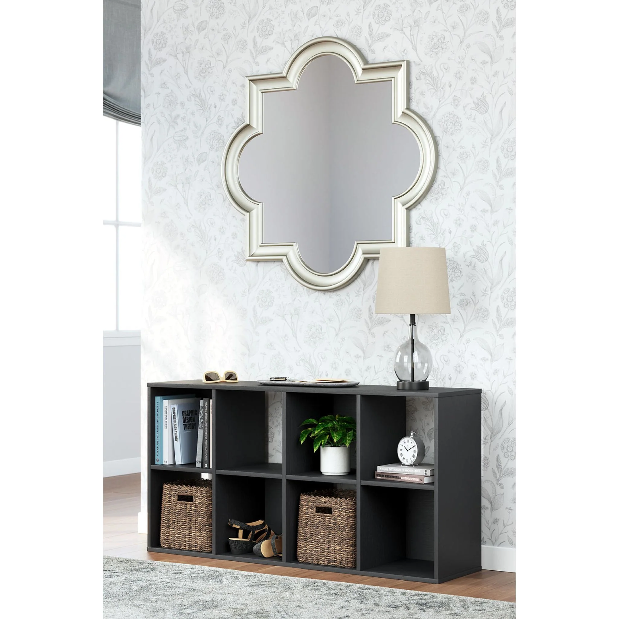 Langdrew Bookcase - Black - Image 2