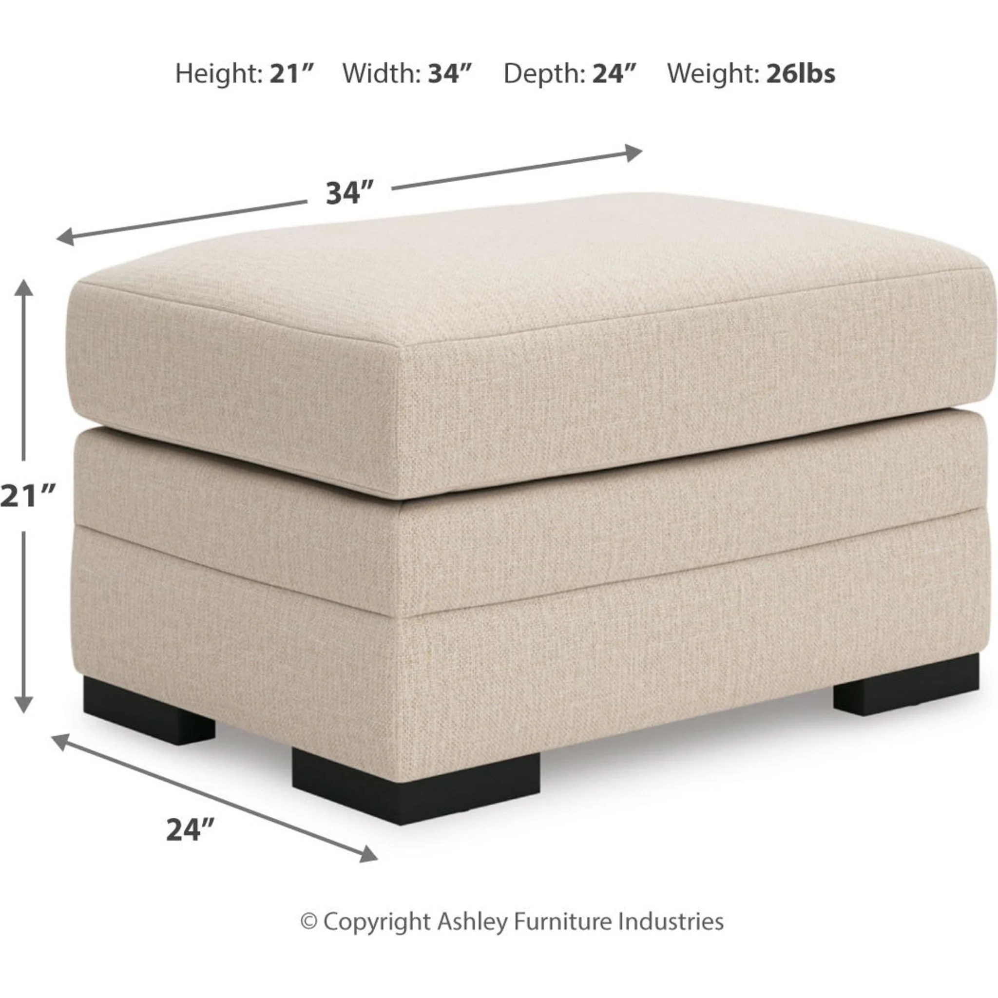 Lango Ottoman - Jute - Image 3