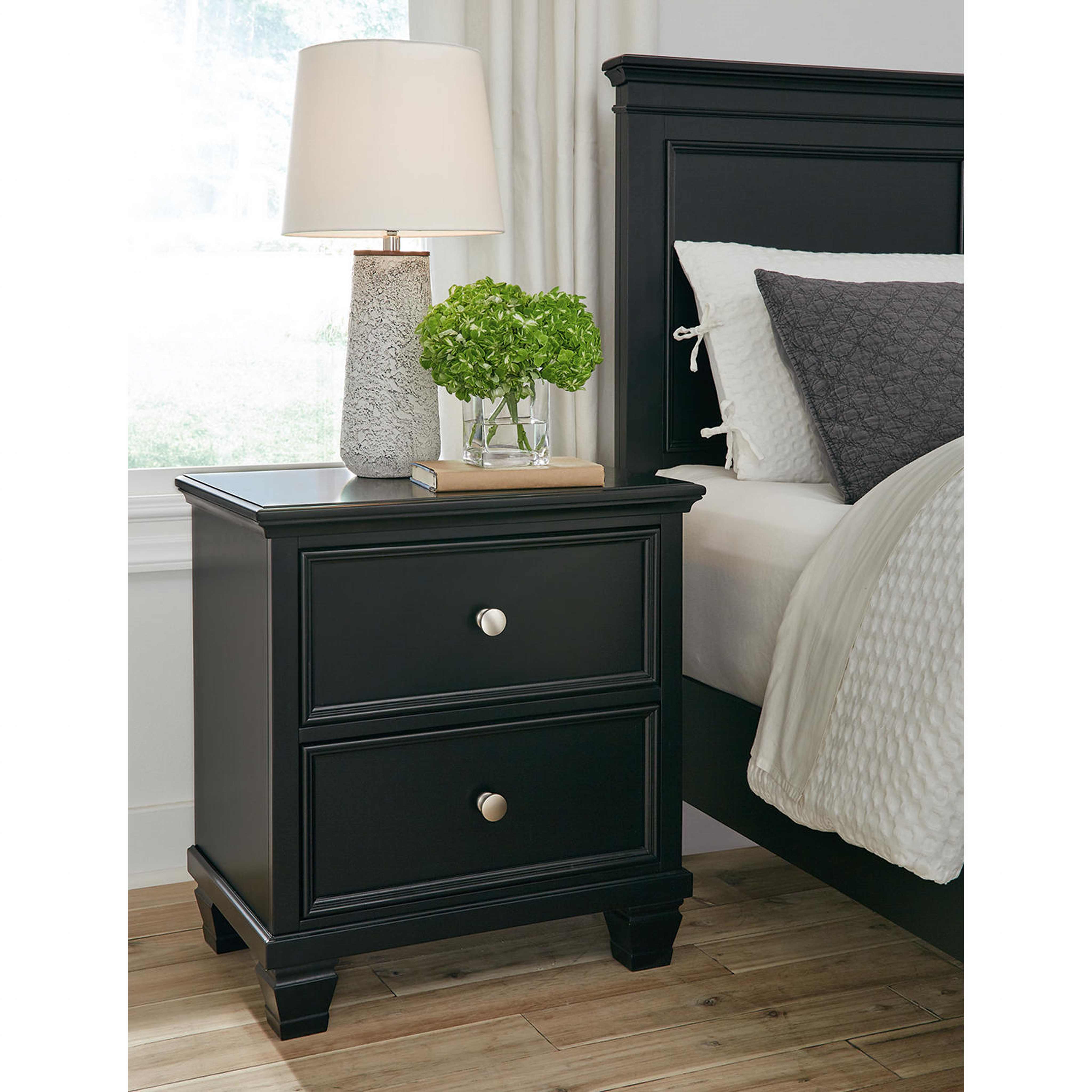 Lanolee 6 Piece Panel Bedroom - Black - Image 14