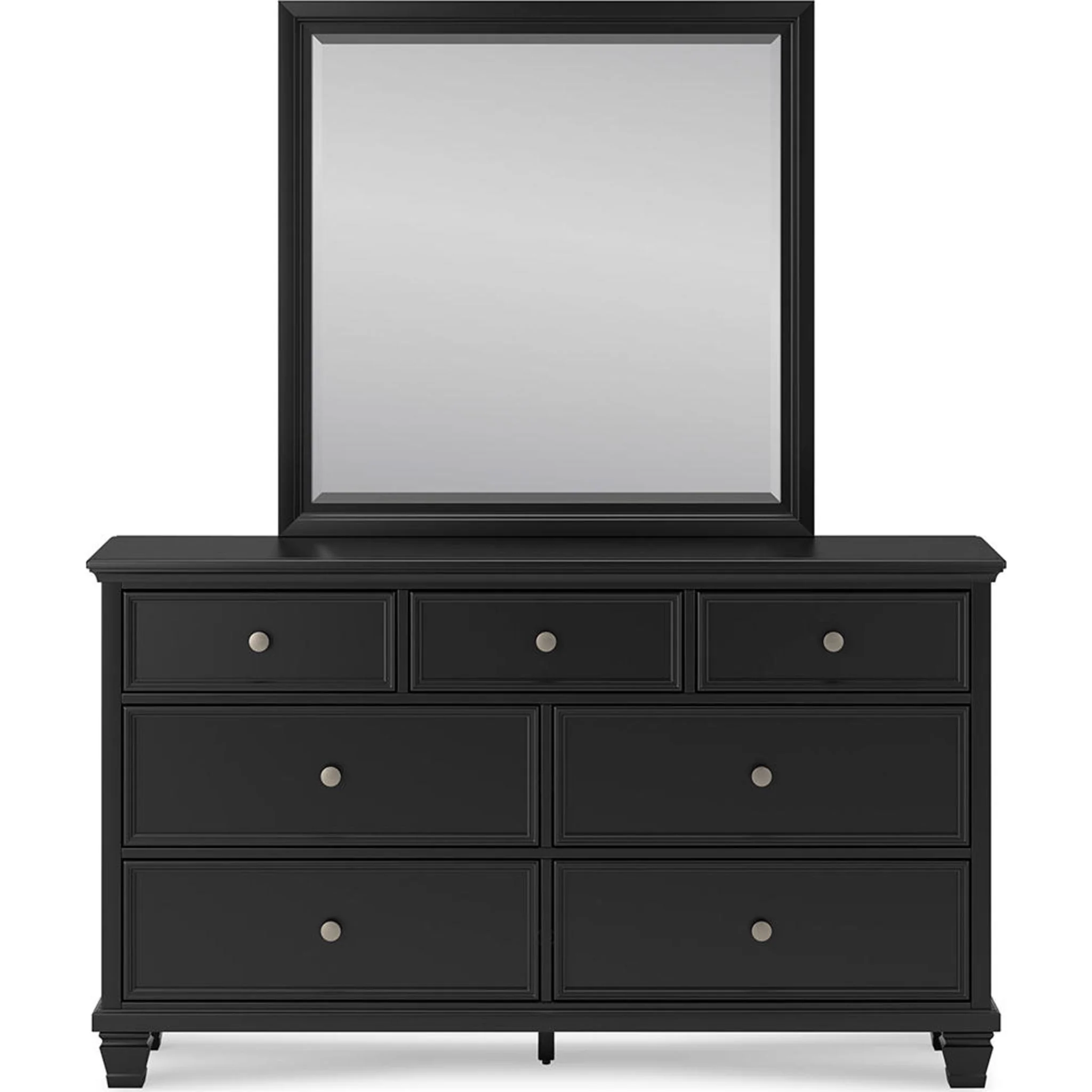 Lanolee 6 Piece Panel Bedroom - Black - Image 55