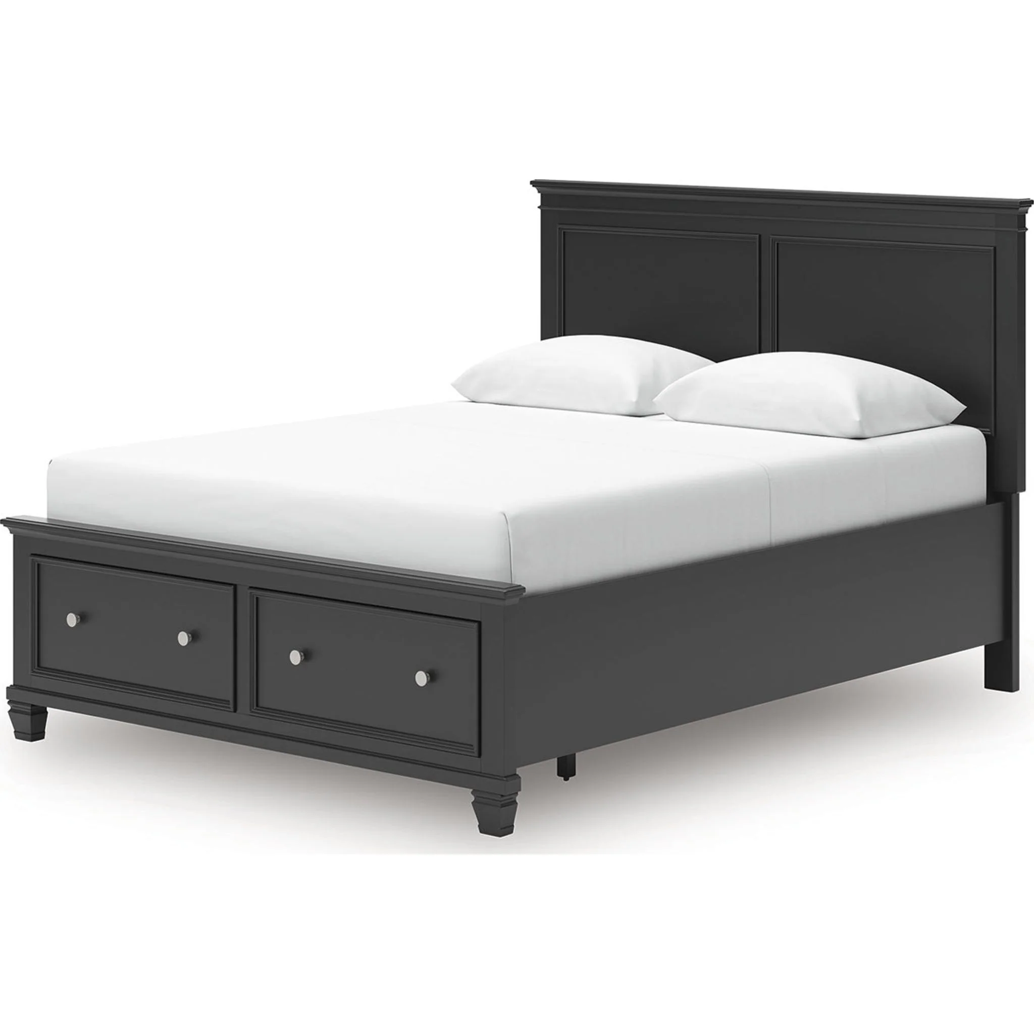Lanolee 6 Piece Queen Storage Bedroom - Black - Image 11