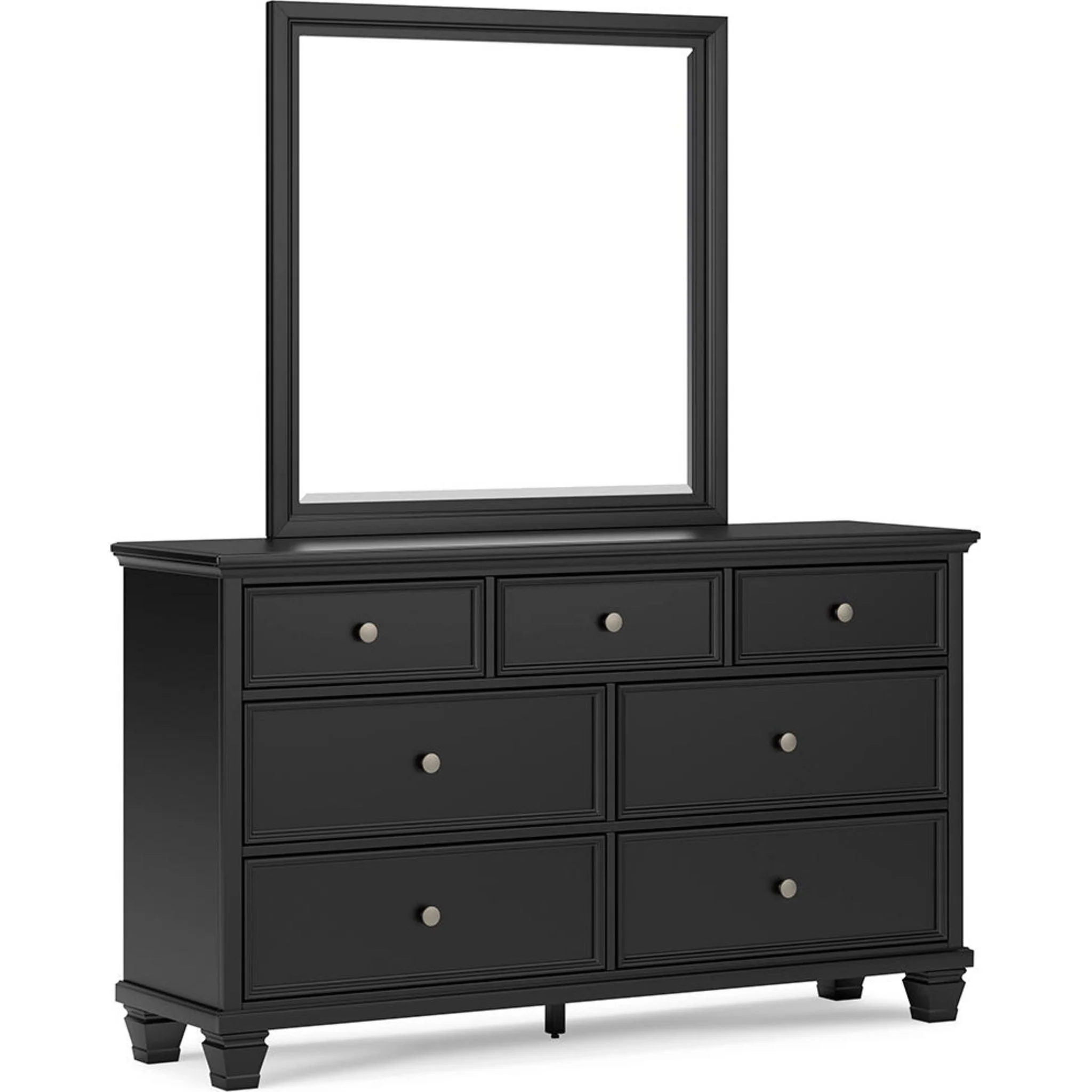 Lanolee 6 Piece Queen Storage Bedroom - Black - Image 4