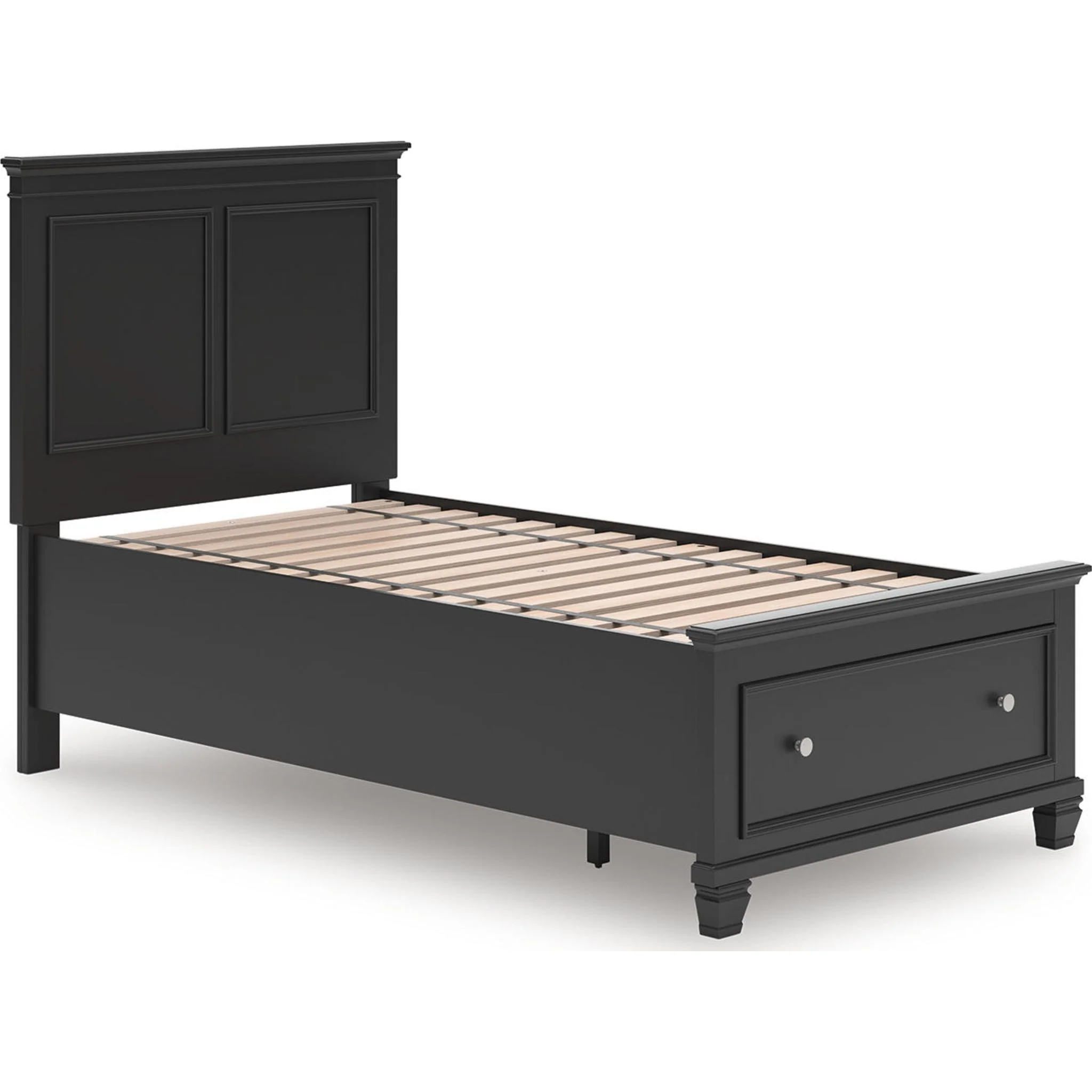 Lanolee 6 Piece Twin Storage Bedroom - Black - Image 11