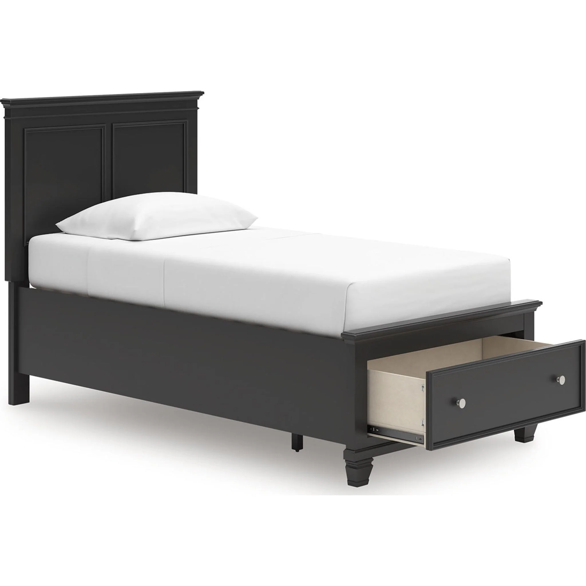 Lanolee 6 Piece Twin Storage Bedroom - Black - Image 12