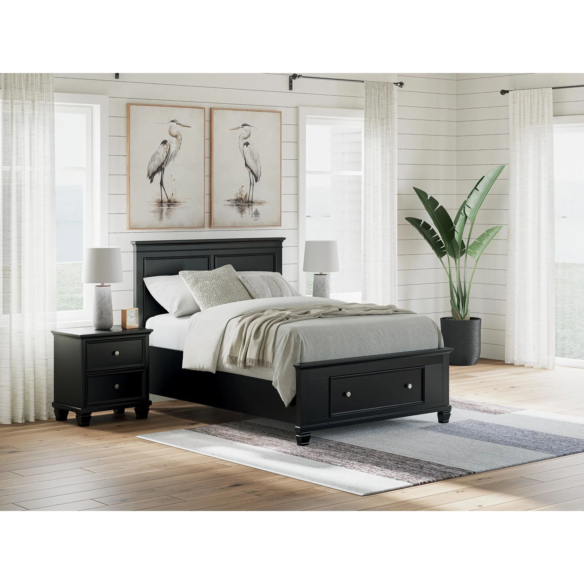 Lanolee Full Storage Bed - Black - Image 11