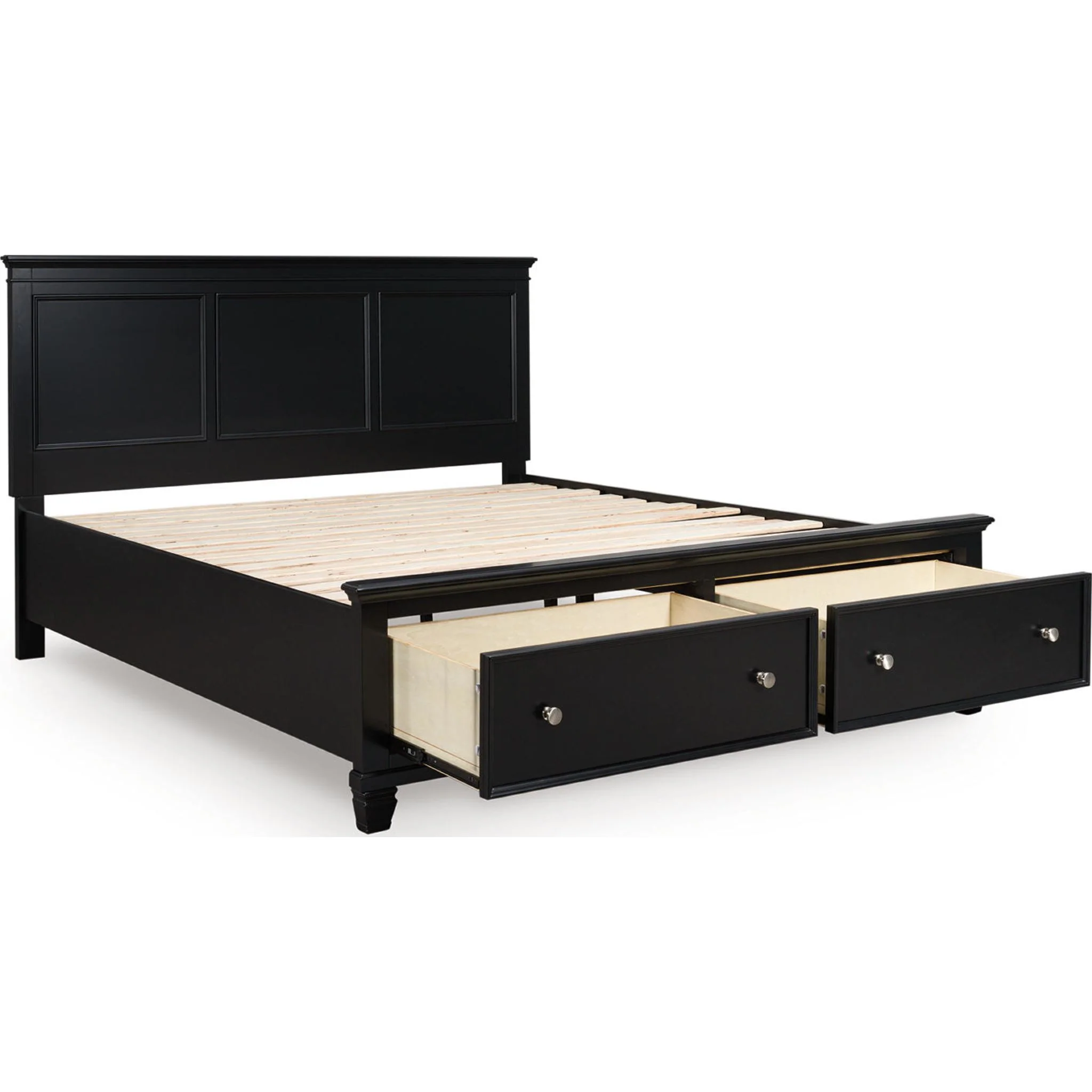 Lanolee King Storage Bed - Black - Image 10
