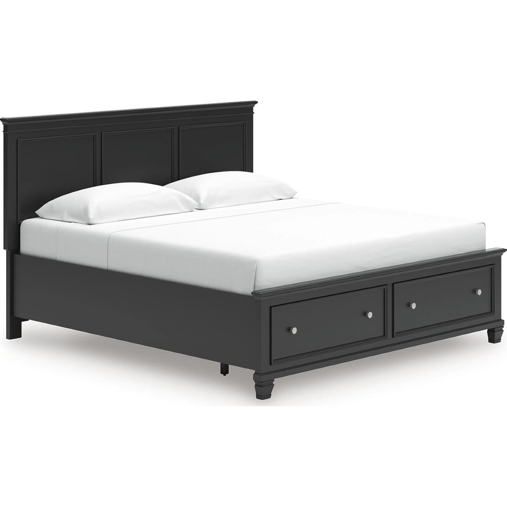 Lanolee King Storage Bed - Black - Image 5