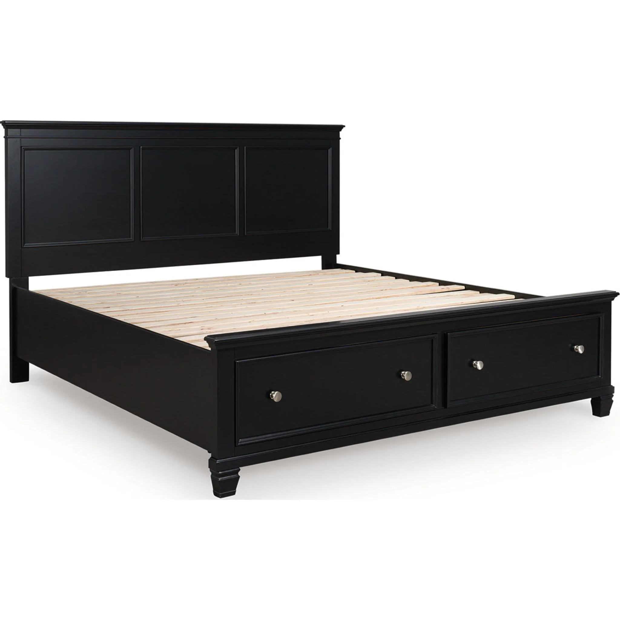 Lanolee King Storage Bed - Black - Image 9
