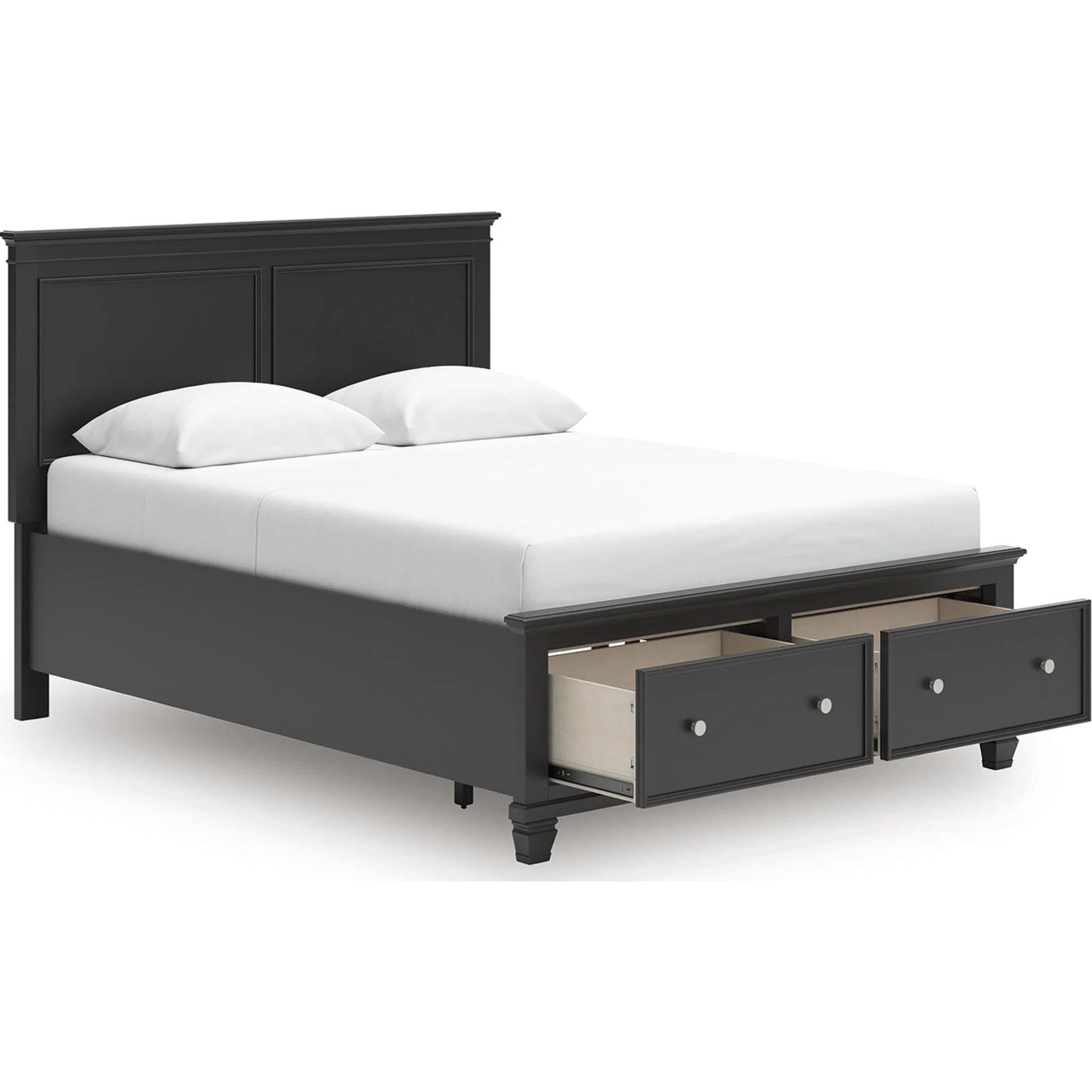 Lanolee Queen Storage Bed - Black - Image 4