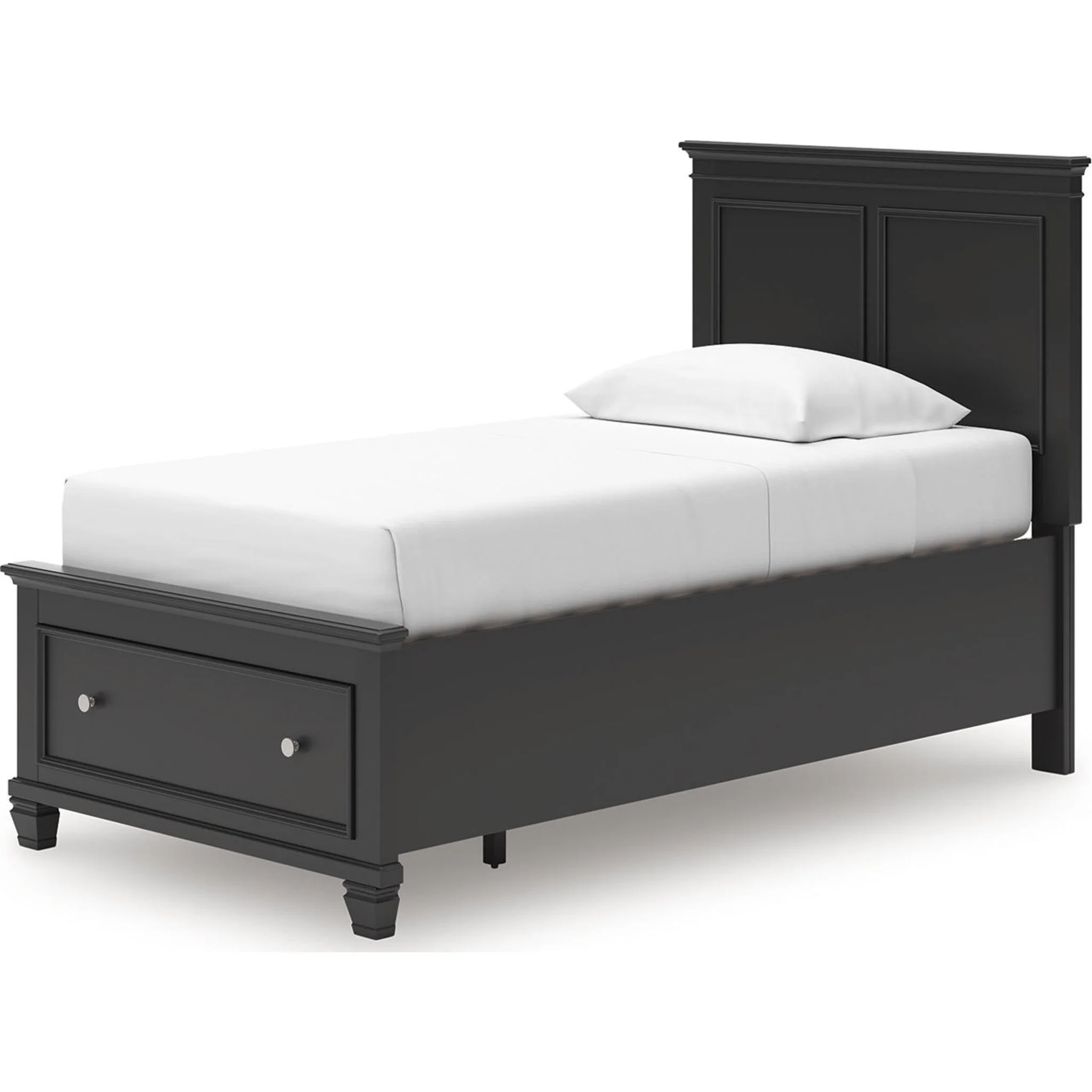 Lanolee Twin Storage Bed - Black - Image 2