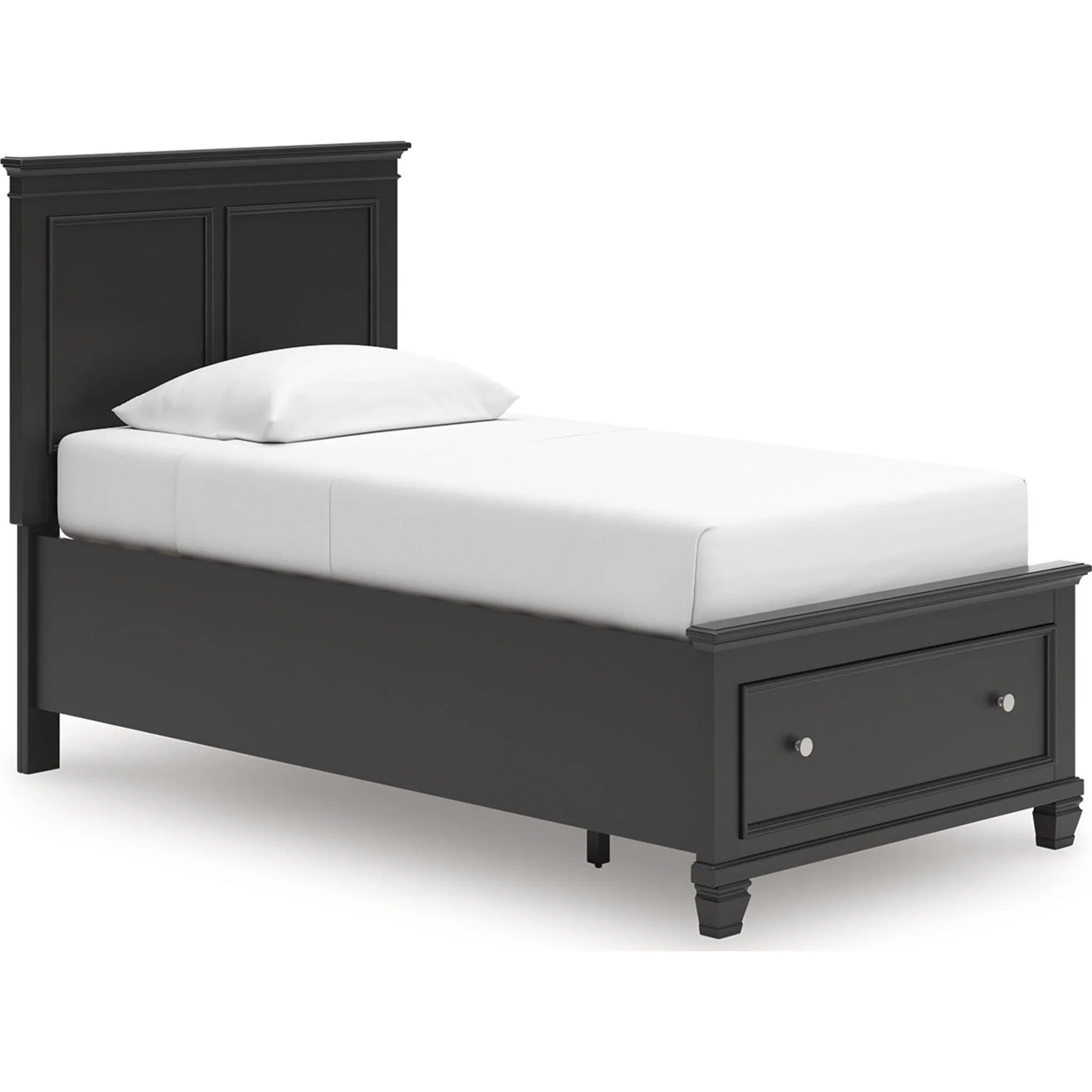 Lanolee Twin Storage Bed - Black - Image 5