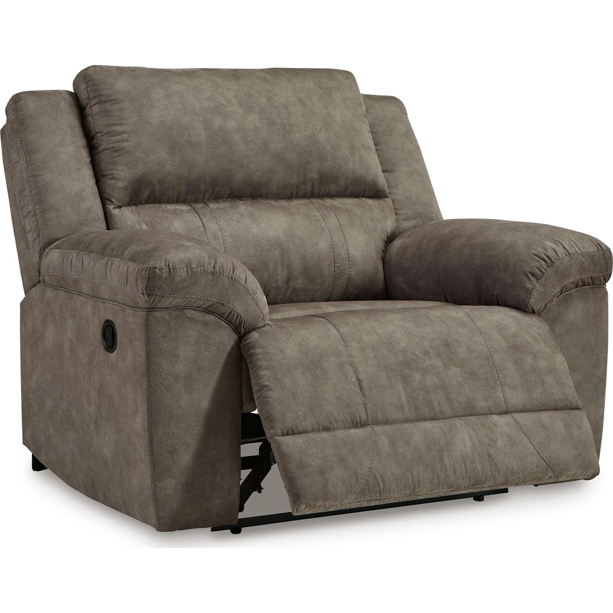 Laresview Oversized Recliner - Fossil - Image 3