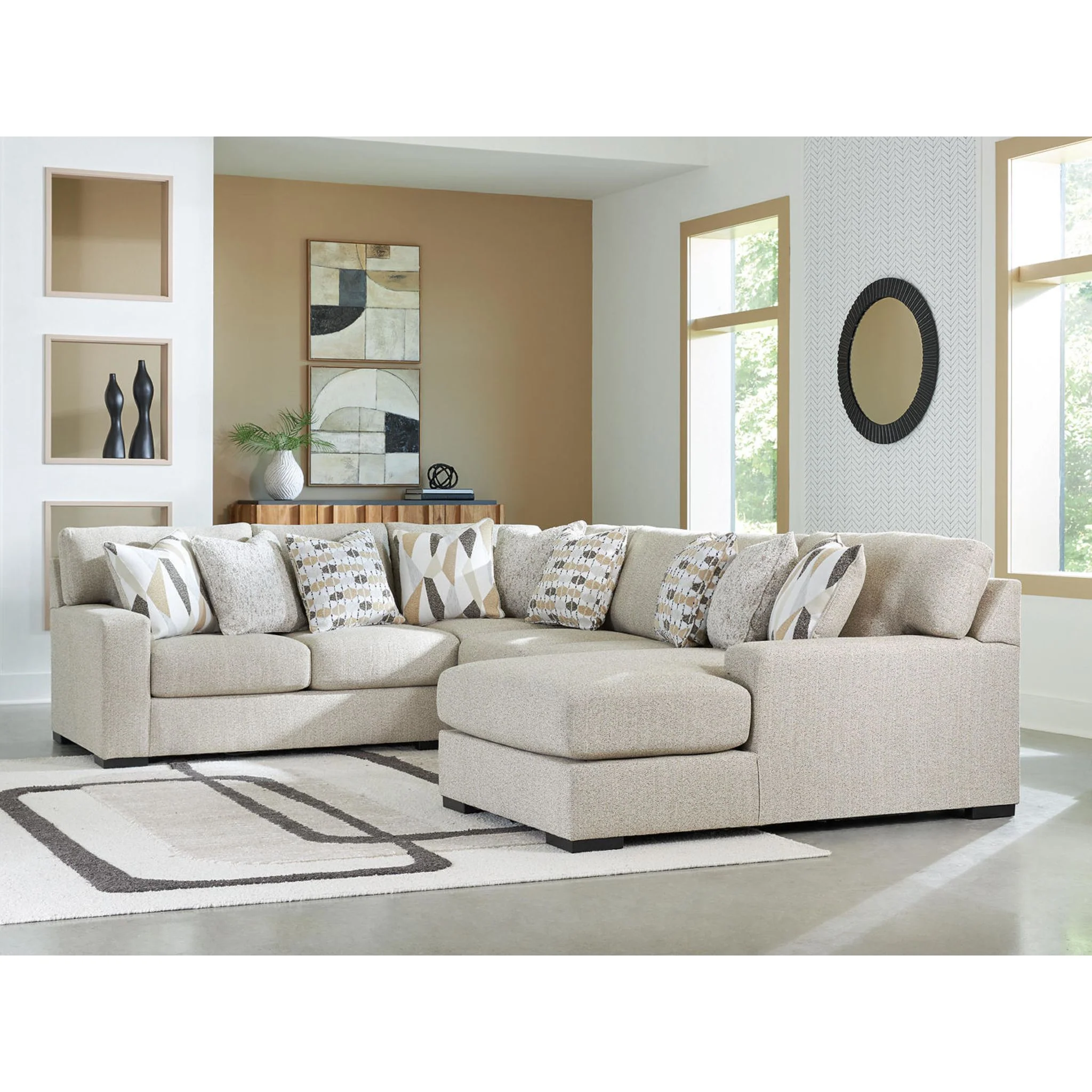 Laurelgrove 4 Piece Sectional with Chaise - Image 2