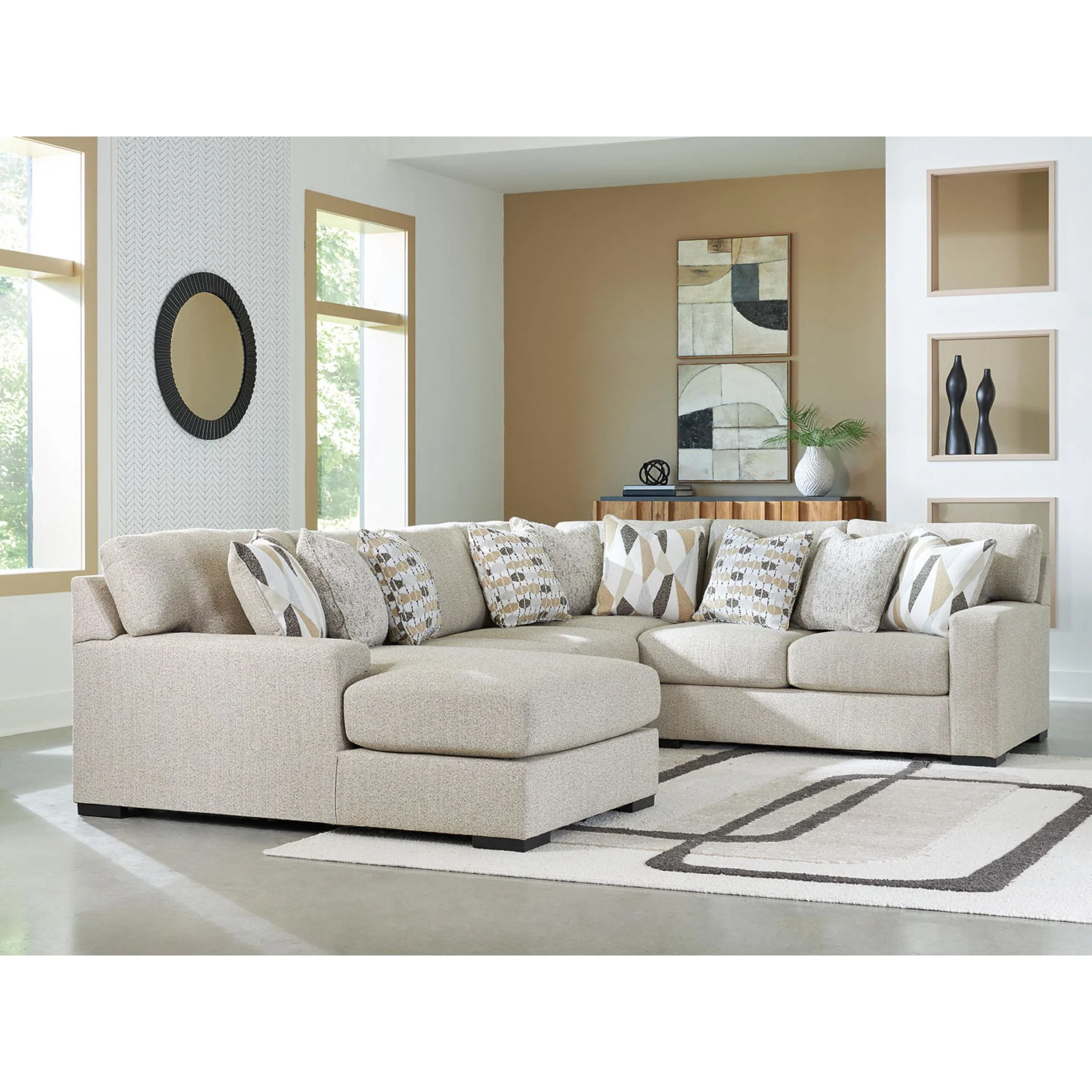 Laurelgrove 4 Piece Sectional with Chaise - Image 5