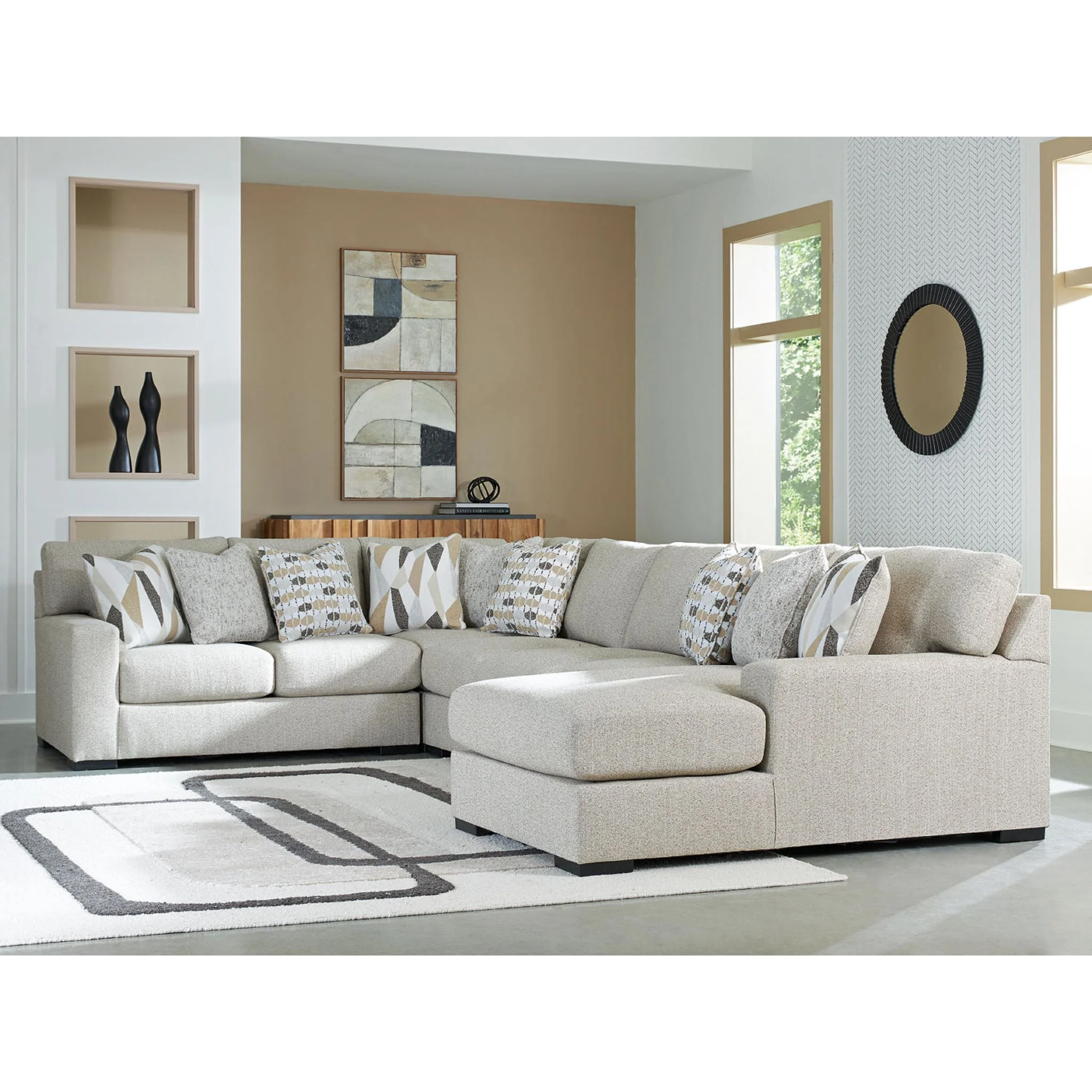 Laurelgrove 5 Piece Sectional with Chaise - Image 2