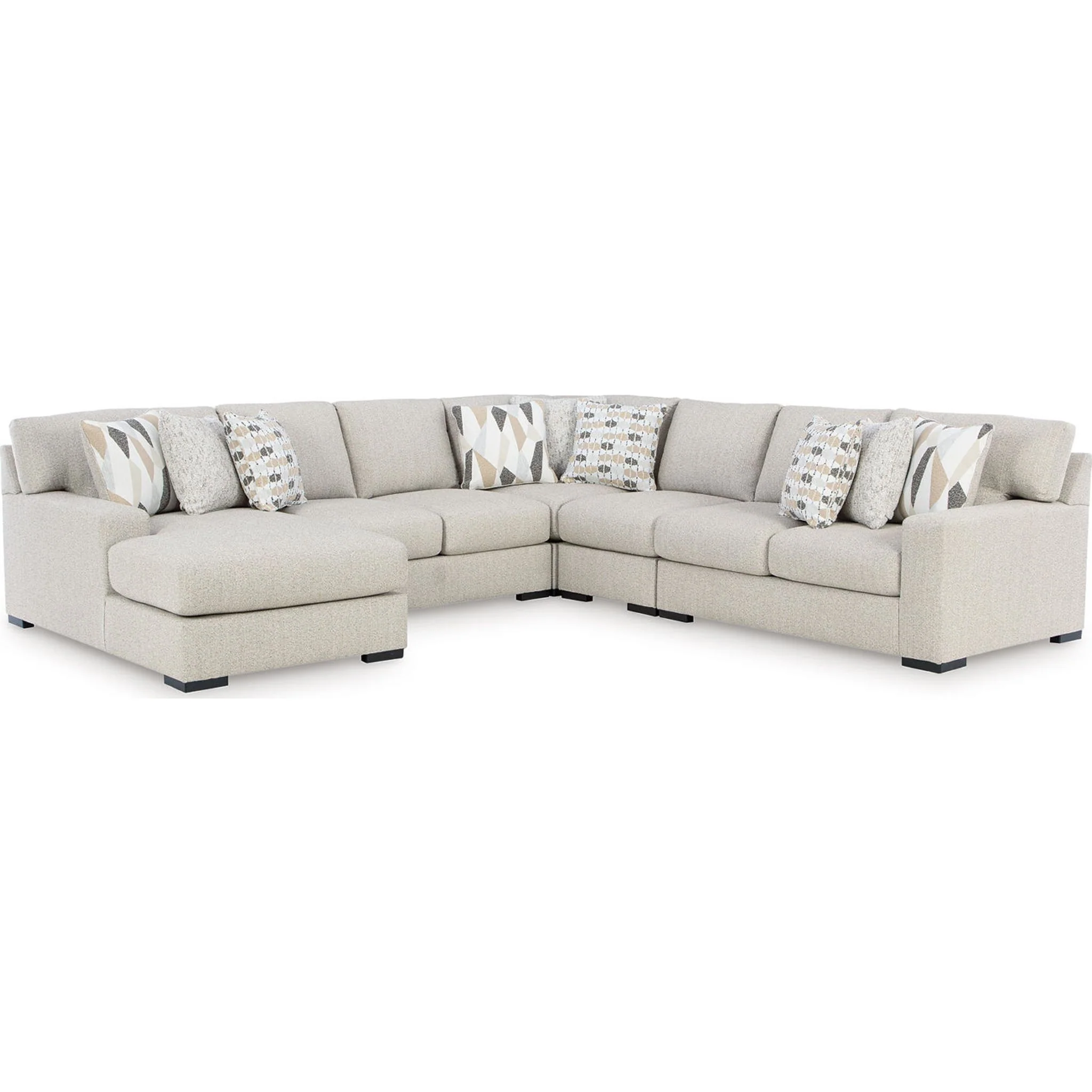 Laurelgrove 5 Piece Sectional with Chaise - Image 4