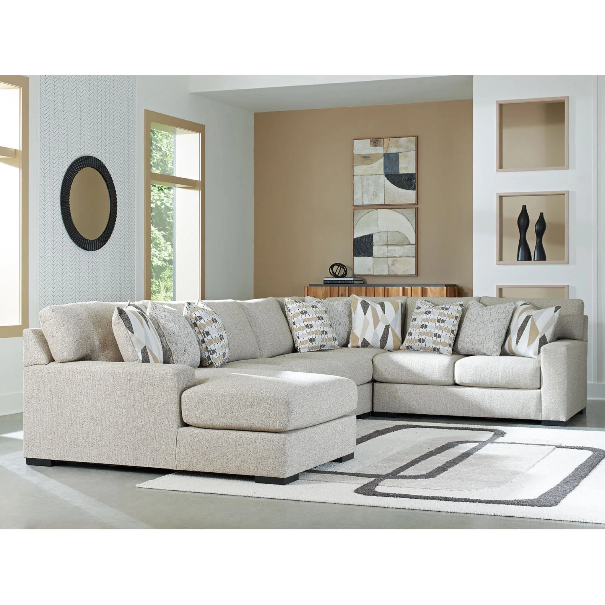 Laurelgrove 5 Piece Sectional with Chaise - Image 5