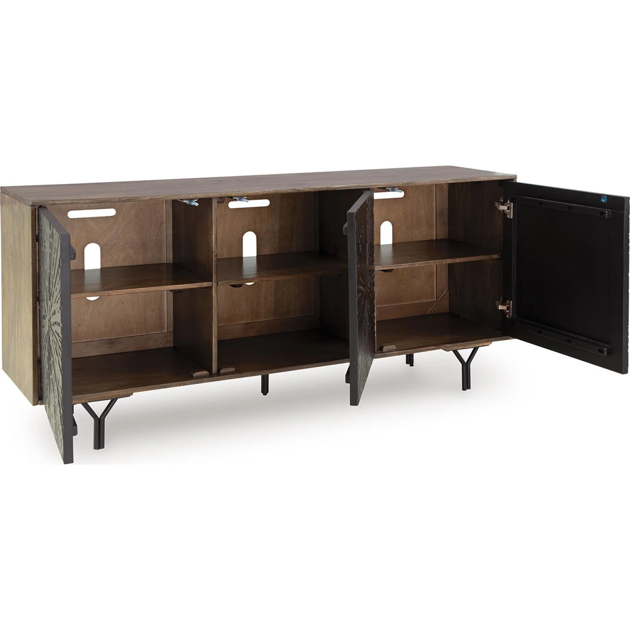 Lavinmont Accent Cabinet - Multi Brown - Image 5
