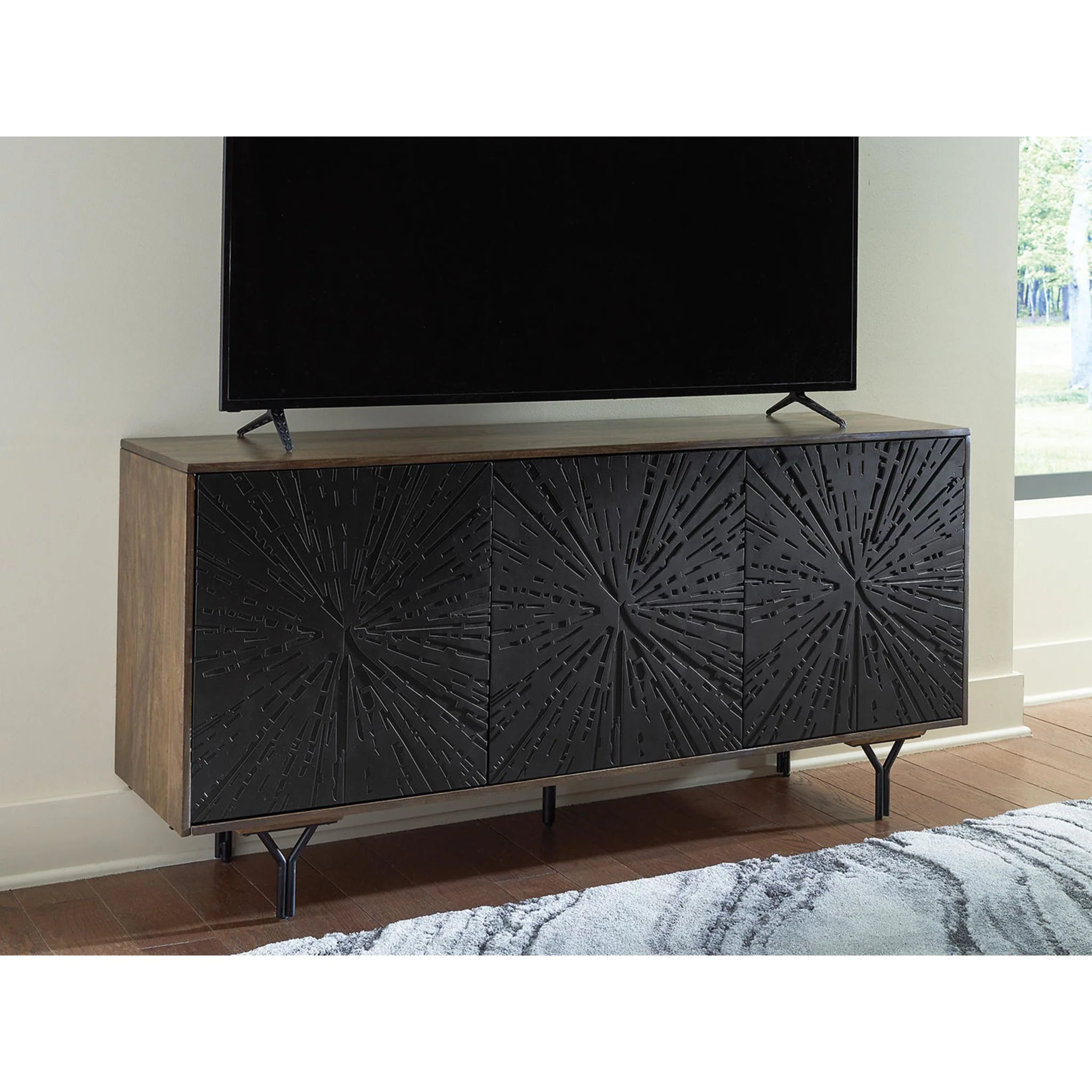 Lavinmont Accent Cabinet - Multi Brown - Image 9