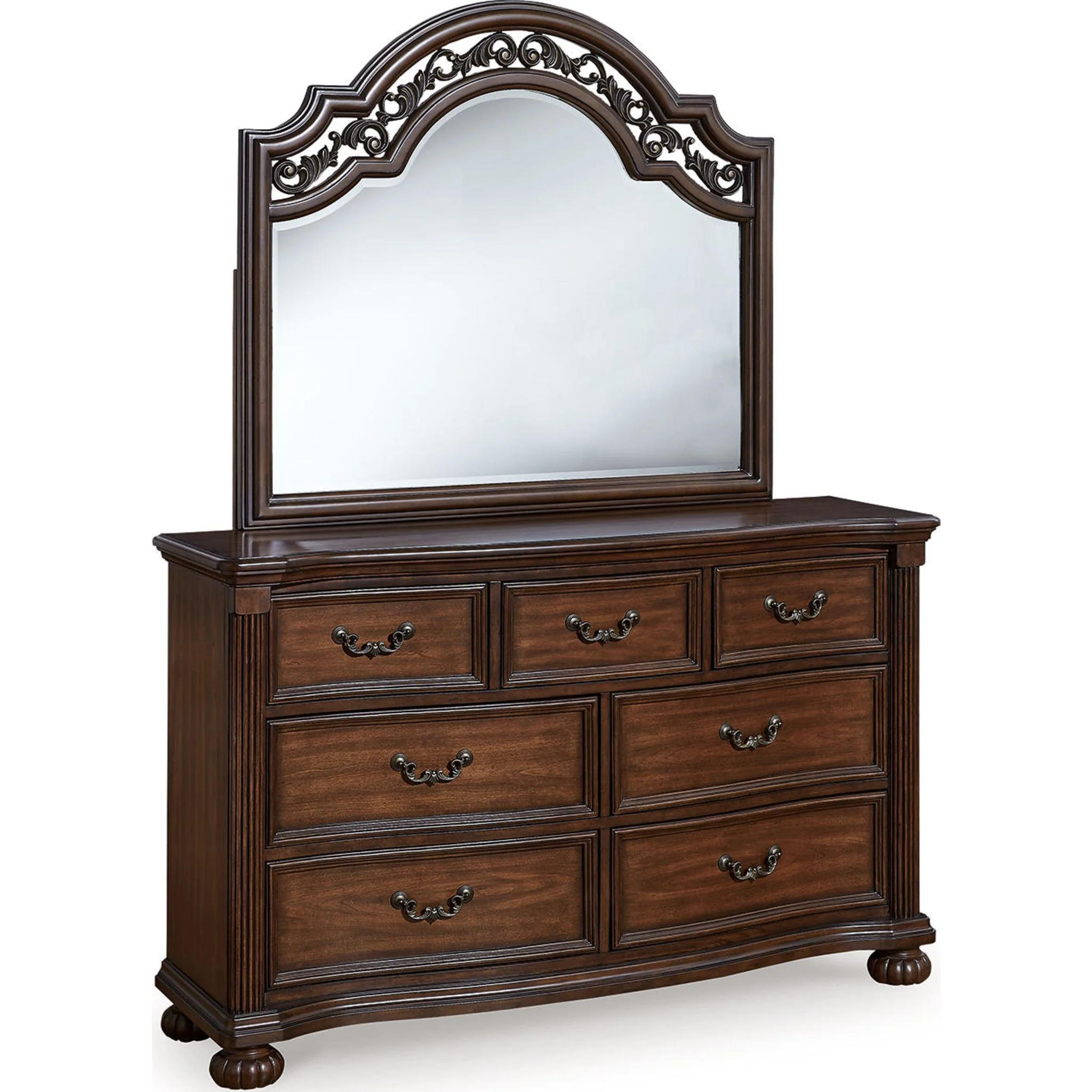 Lavinton 6 Piece Queen Poster Bedroom - Brown - Image 2
