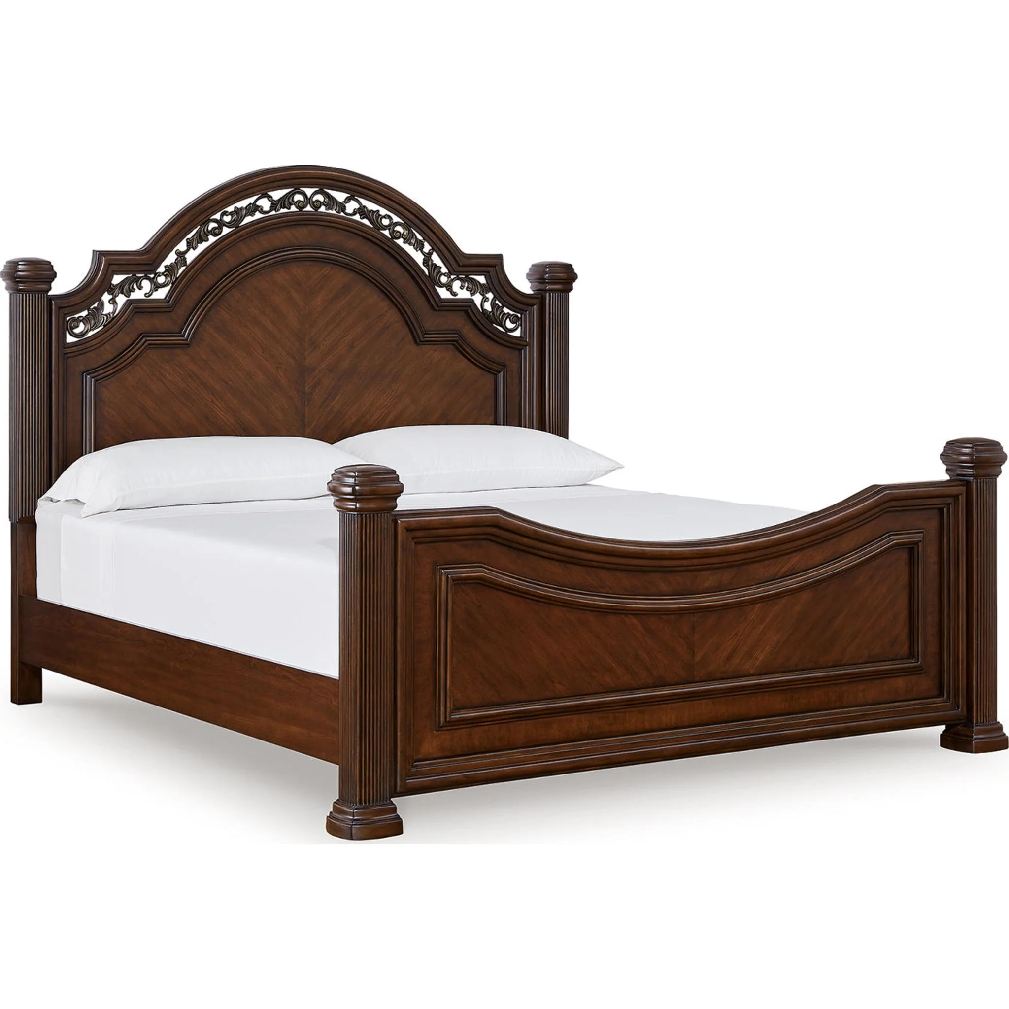Lavinton 6 Piece Queen Poster Bedroom - Brown - Image 4