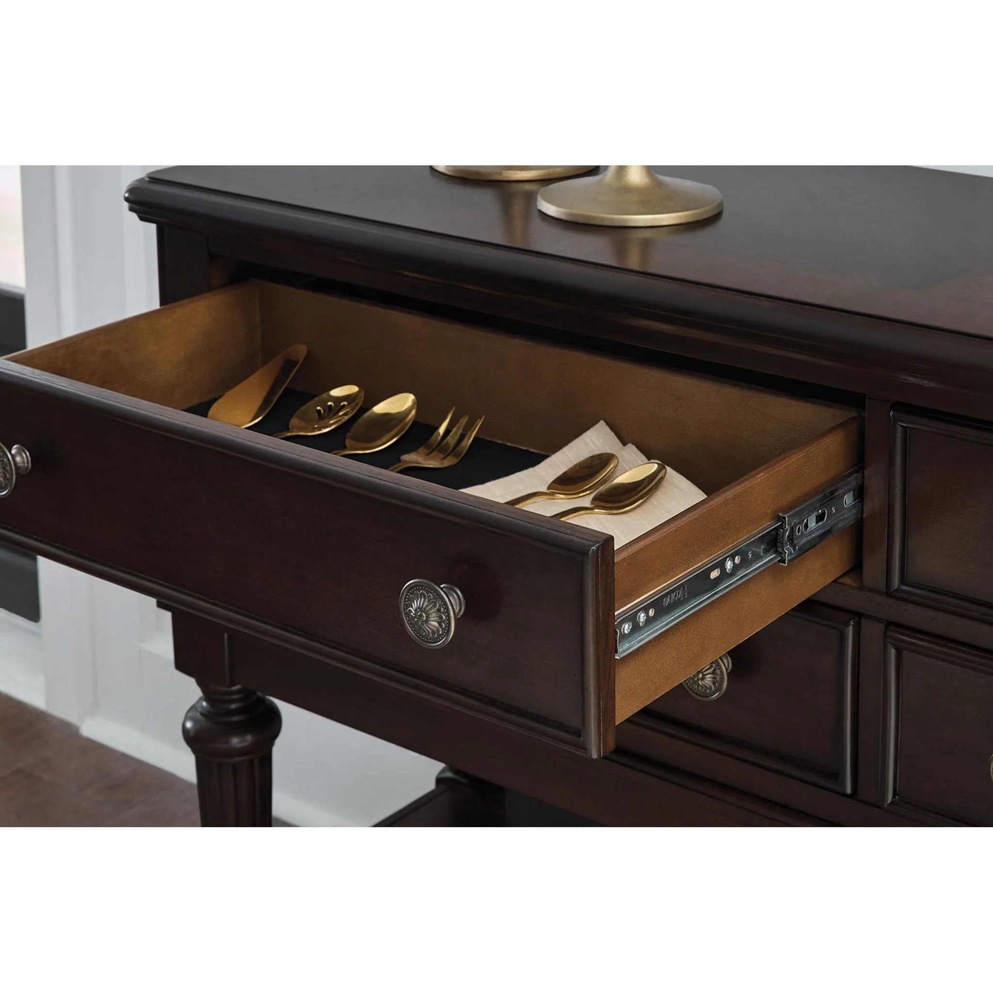 Lavinton Dining Server - Brown - (D764-60) - Image 8