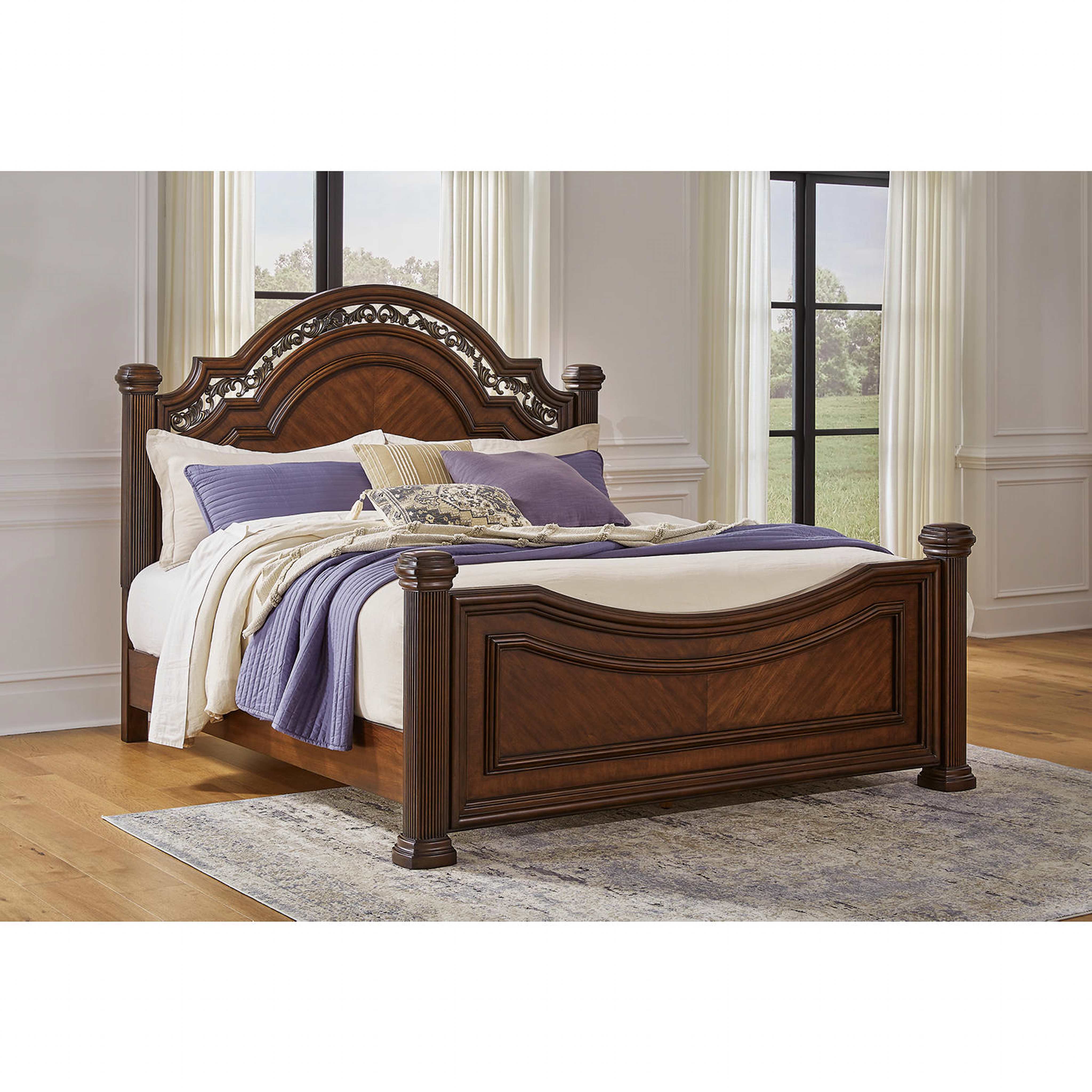 Lavinton Poster Bed - Brown - Image 18