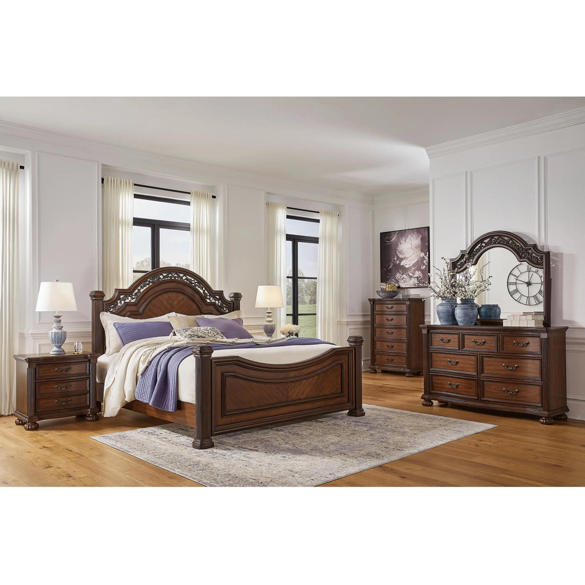 Lavinton Poster Bed - Brown - Image 21