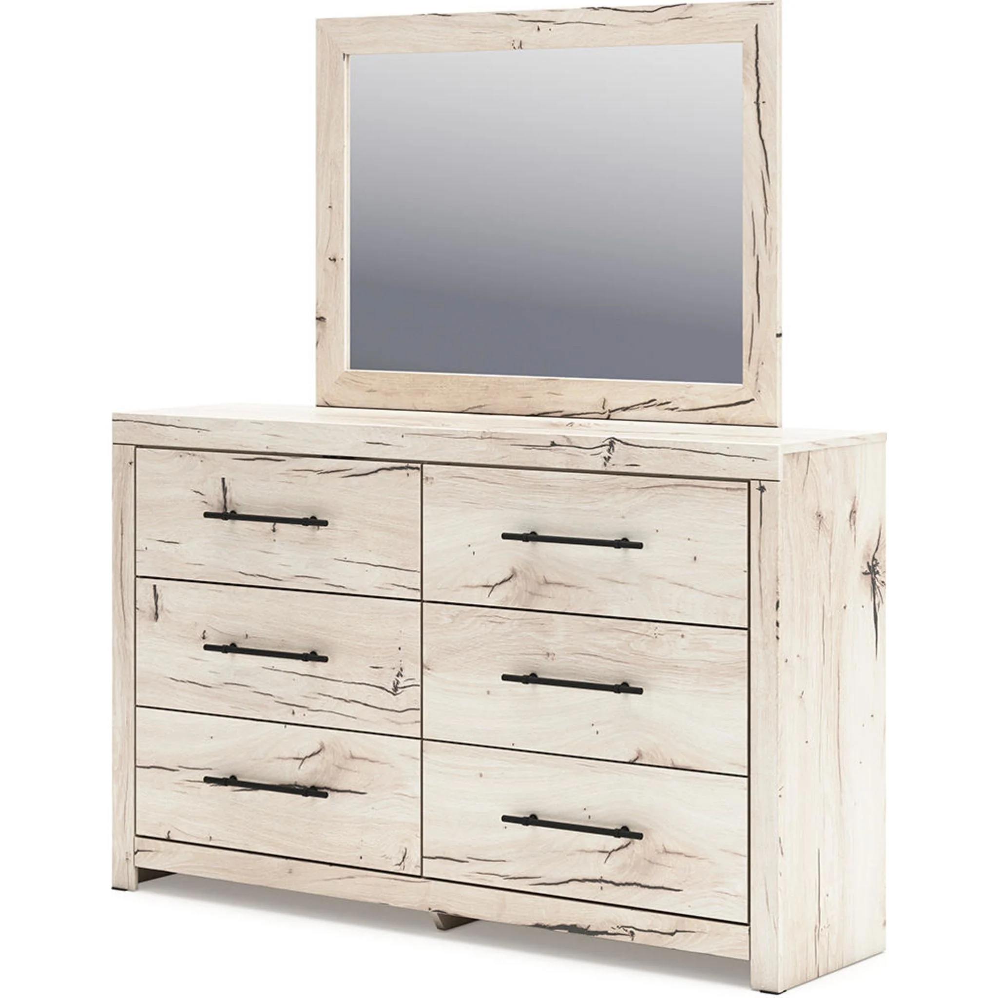 Lawroy 6 Piece Full Panel Bedroom - Light Natural - Image 10
