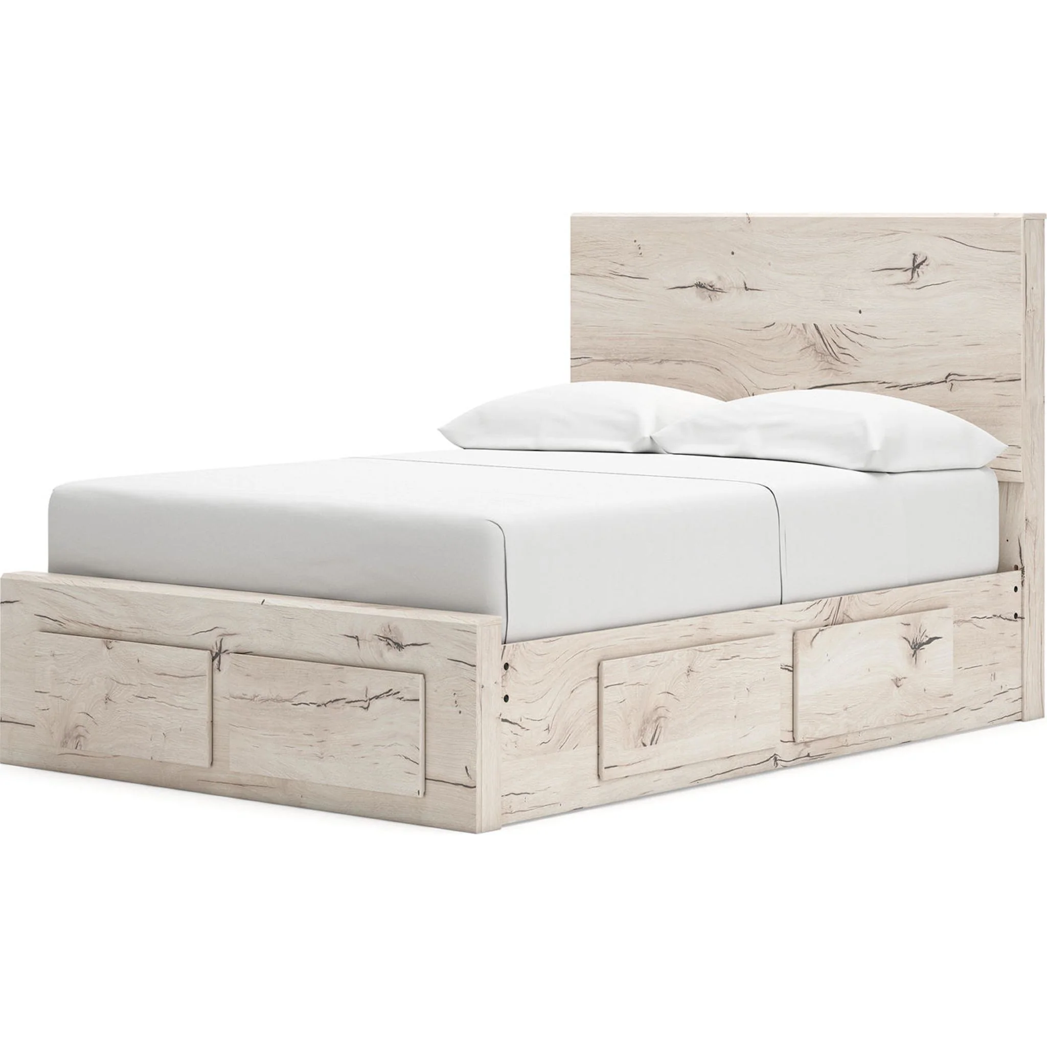 Lawroy 6 Piece Full Storage Bedroom - Light Natural - Image 5