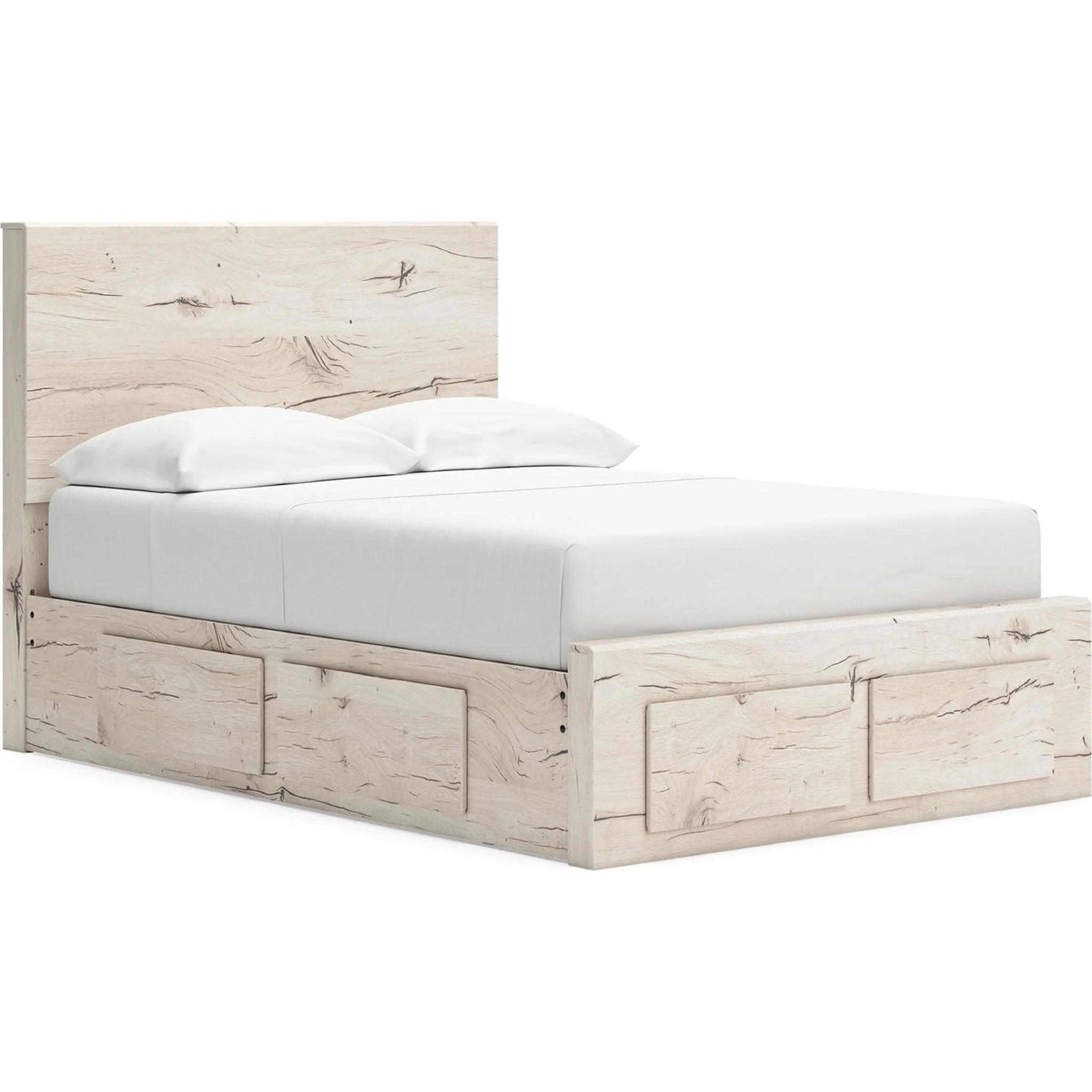 Lawroy 6 Piece Full Storage Bedroom - Light Natural - Image 8