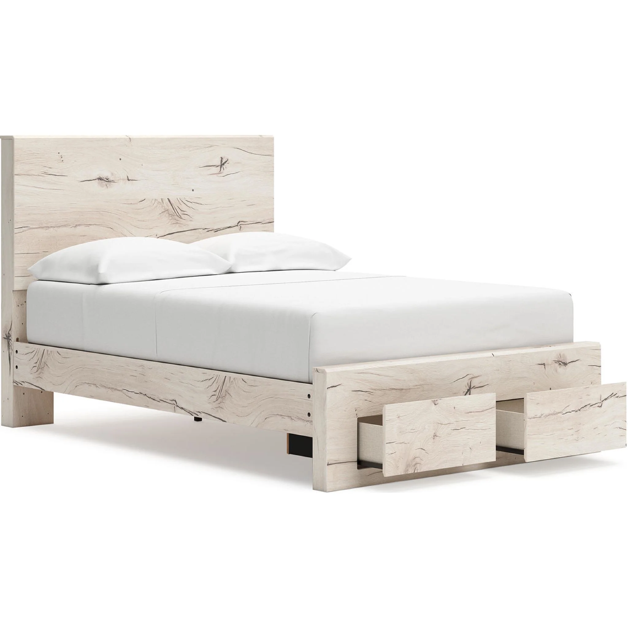 Lawroy 6 Piece Full Storage Bedroom - Light Natural - Image 5