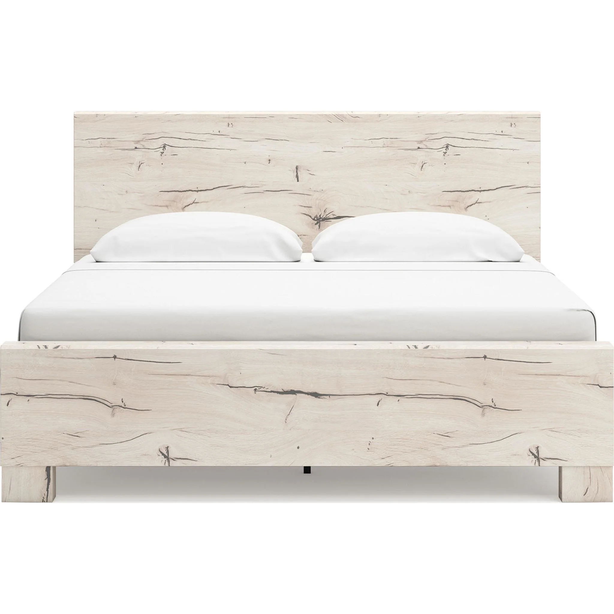 Lawroy 6 Piece King Panel Bedroom - Light Natural - Image 6