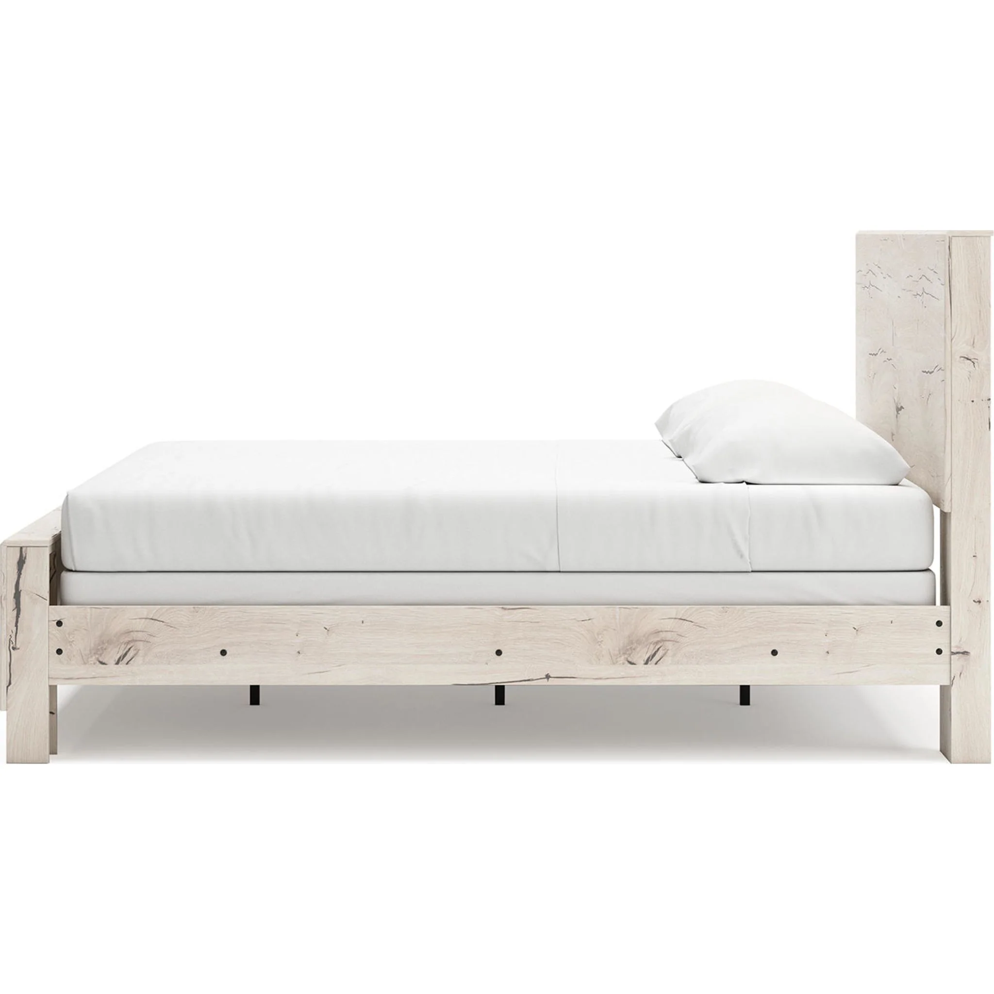 Lawroy 6 Piece King Panel Bedroom - Light Natural - Image 7