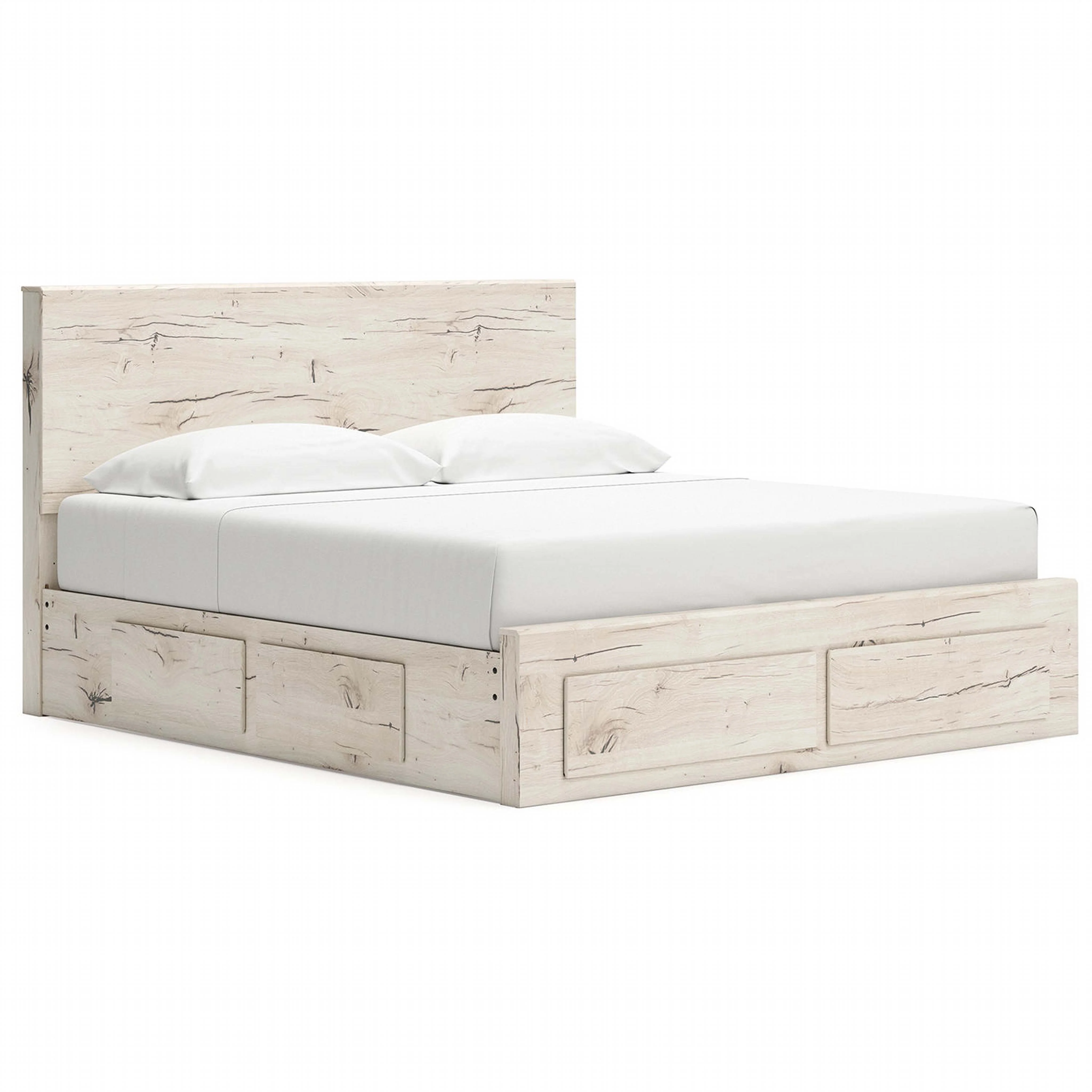 Lawroy 6 Piece King Storage Bedroom - Light Natural - Image 12