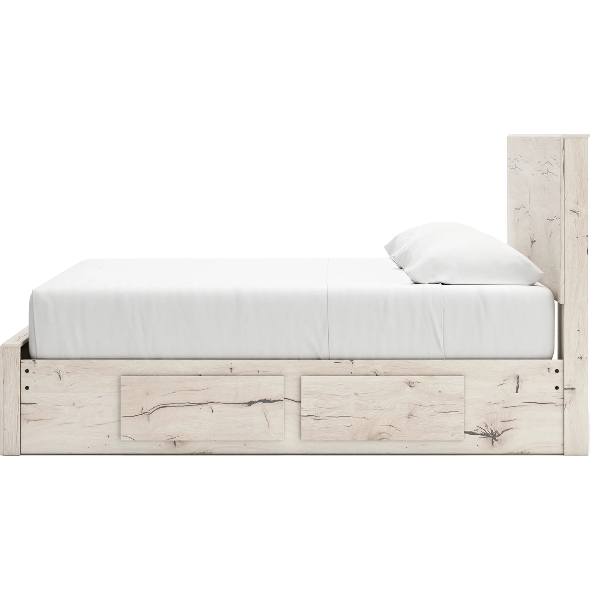 Lawroy 6 Piece King Storage Bedroom - Light Natural - Image 9
