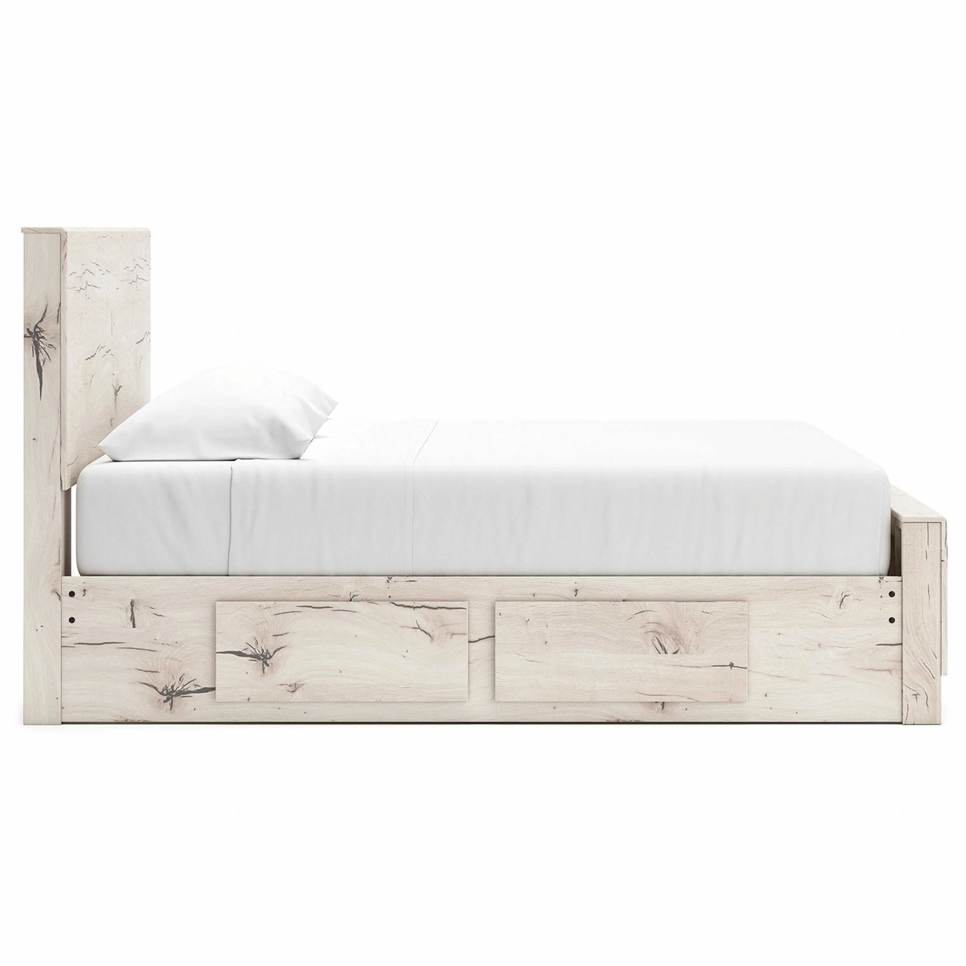 Lawroy 6 Piece King Storage Bedroom - Light Natural - Image 11
