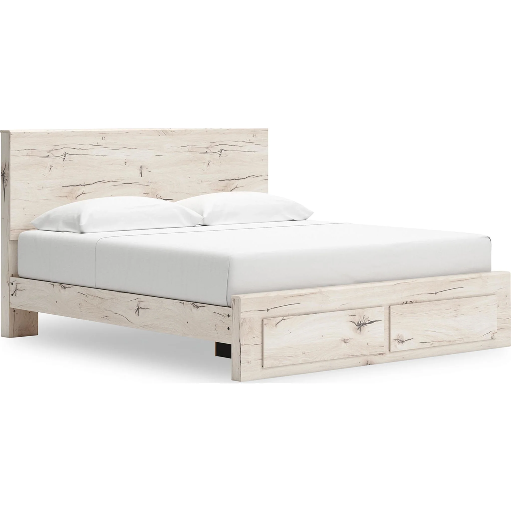 Lawroy 6 Piece King Storage Bedroom - Light Natural - Image 17