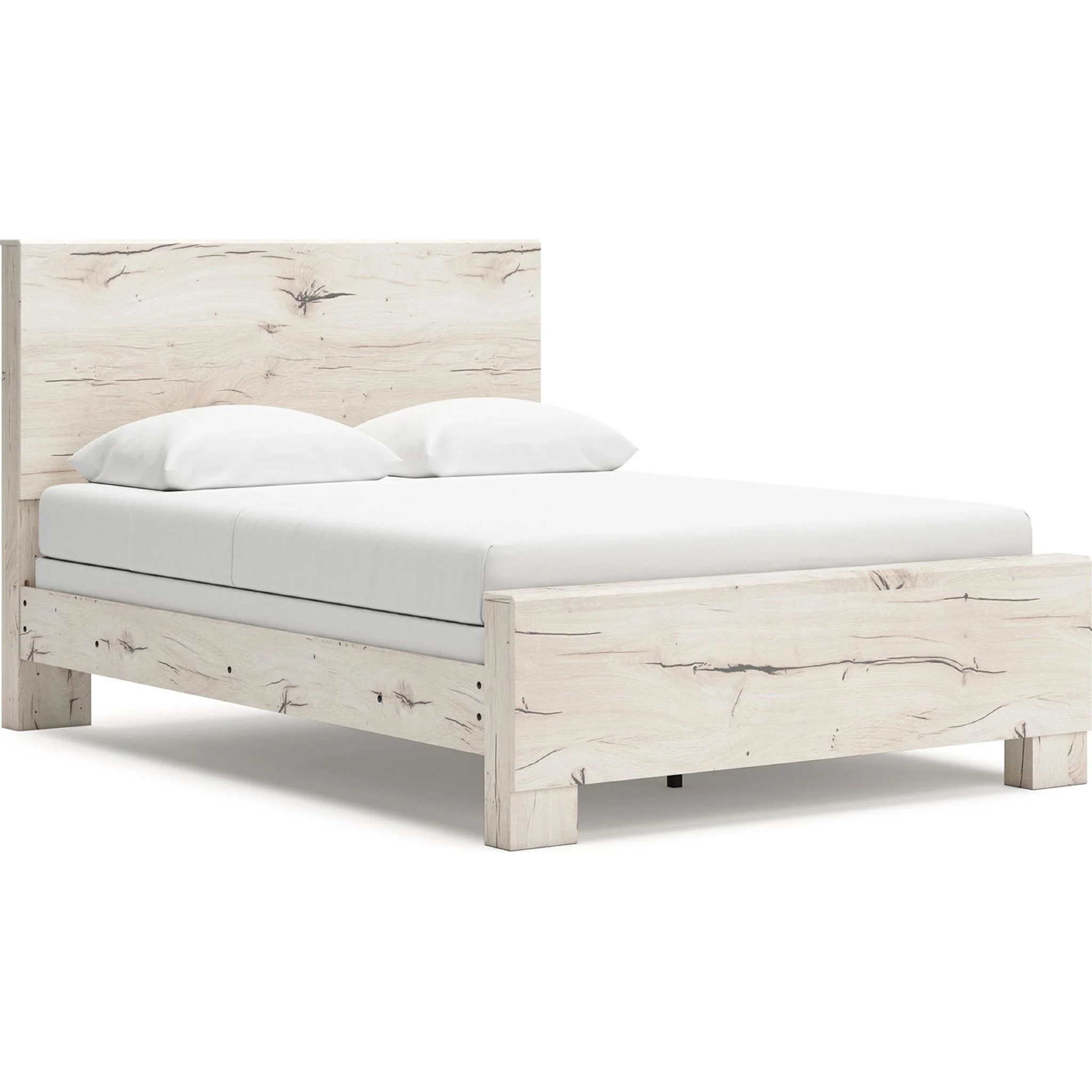 Lawroy 6 Piece Queen Panel Bedroom - Light Natural - Image 16