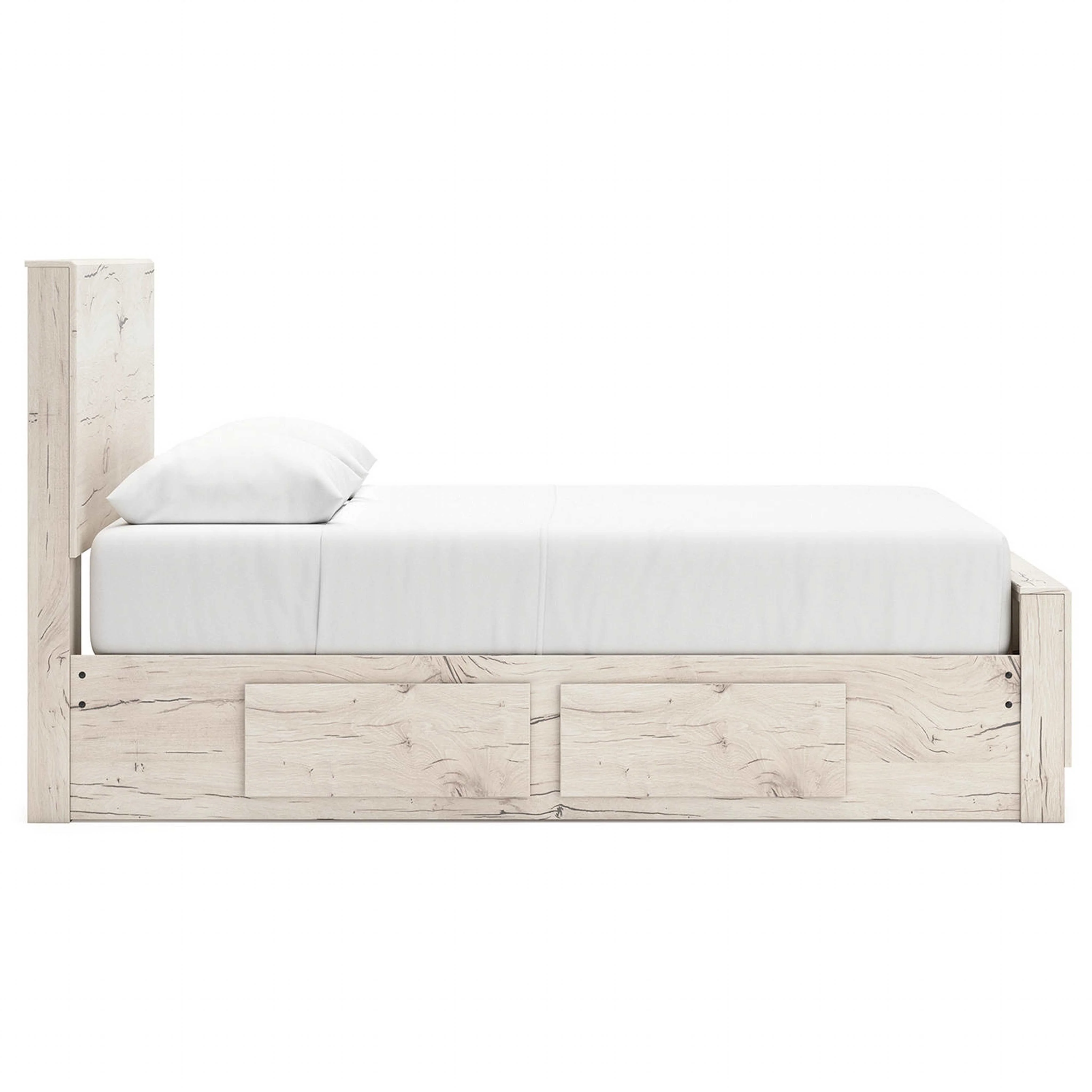 Lawroy 6 Piece Queen Storage Bedroom - Light Natural - Image 11
