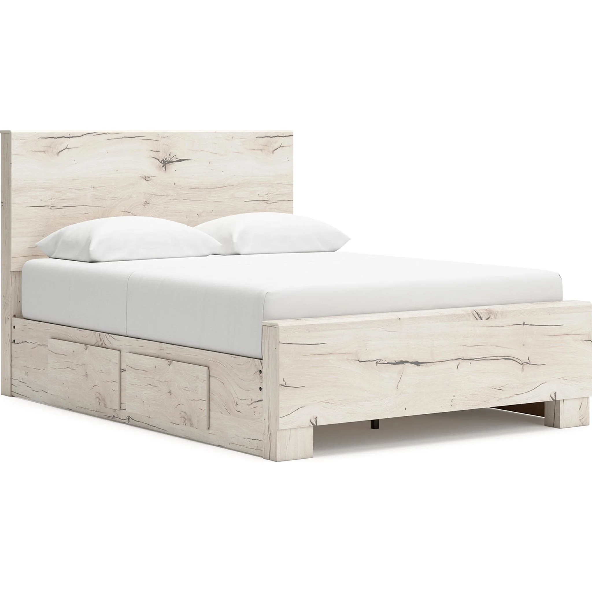 Lawroy 6 Piece Queen Storage Bedroom - Light Natural - Image 6