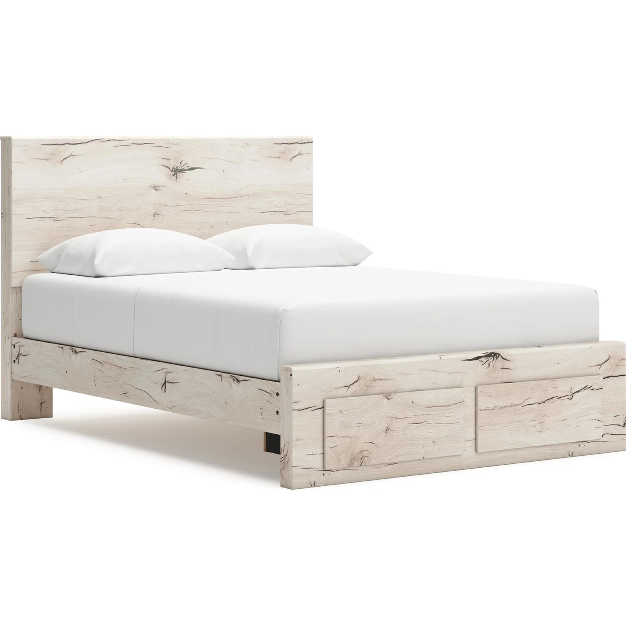 Lawroy 6 Piece Queen Storage Bedroom - Light Natural - Image 17