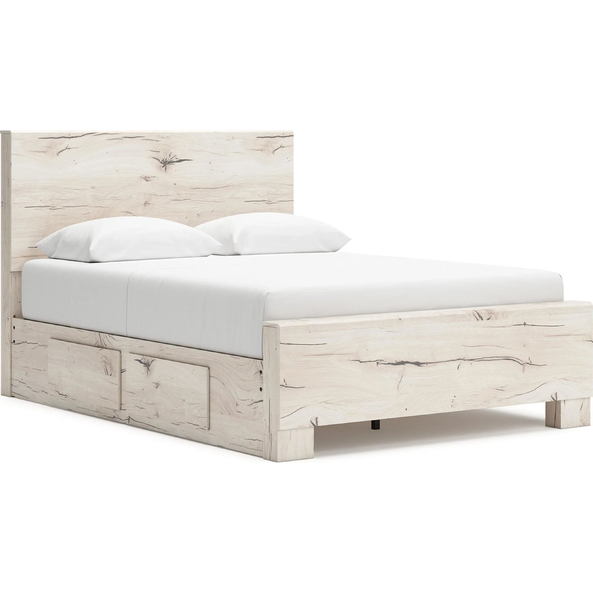 Lawroy 6 Piece Queen Storage Bedroom - Light Natural - Image 20