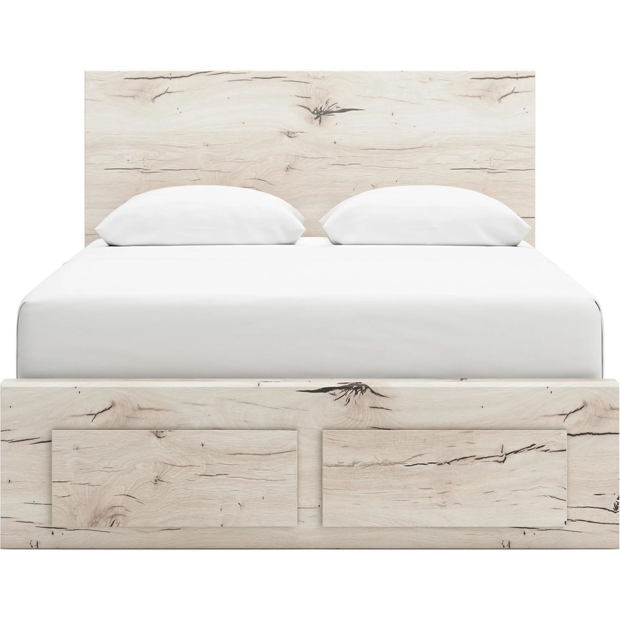 Lawroy 6 Piece Queen Storage Bedroom - Light Natural - Image 8