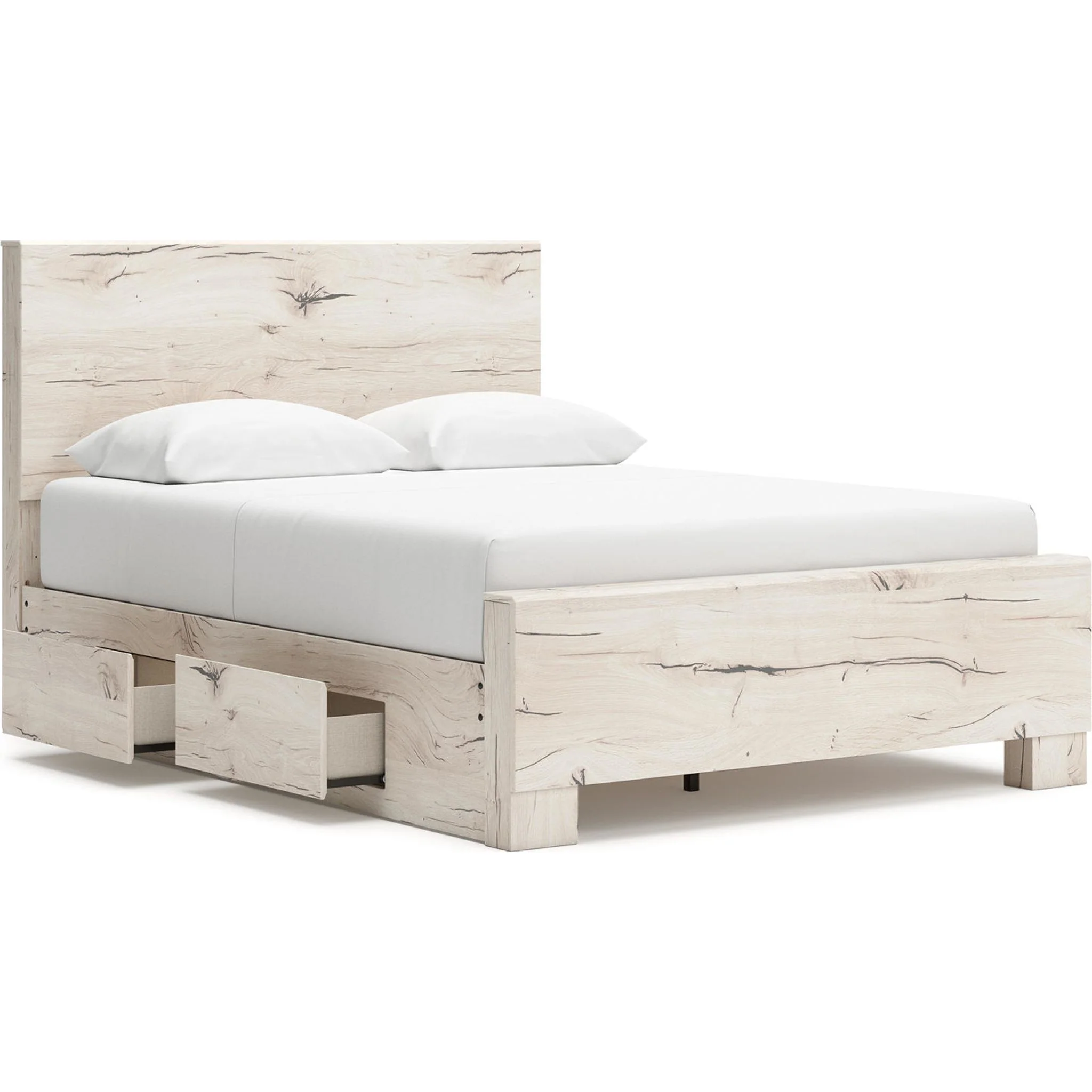 Lawroy 6 Piece Queen Storage Bedroom - Light Natural - Image 5