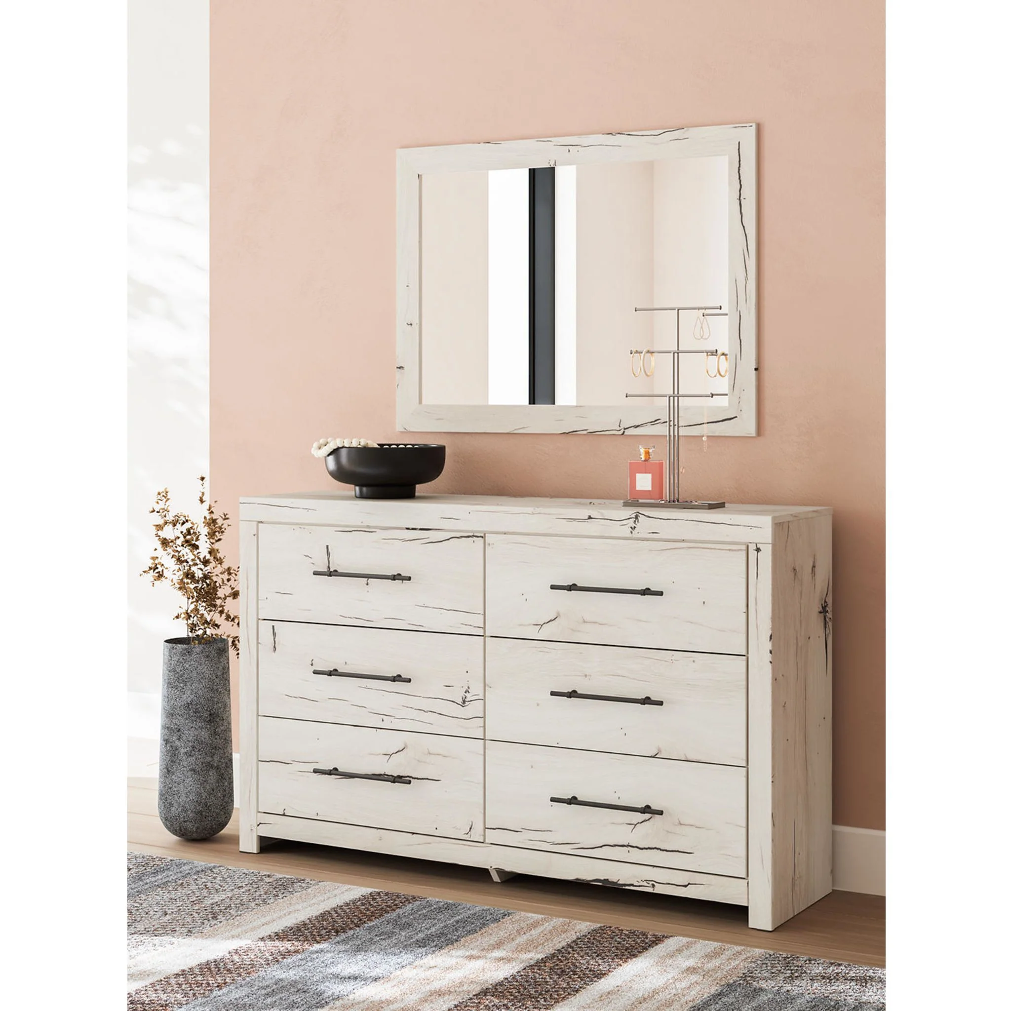 Lawroy 6 Piece Twin Storage Bedroom - Light Natural - Image 10