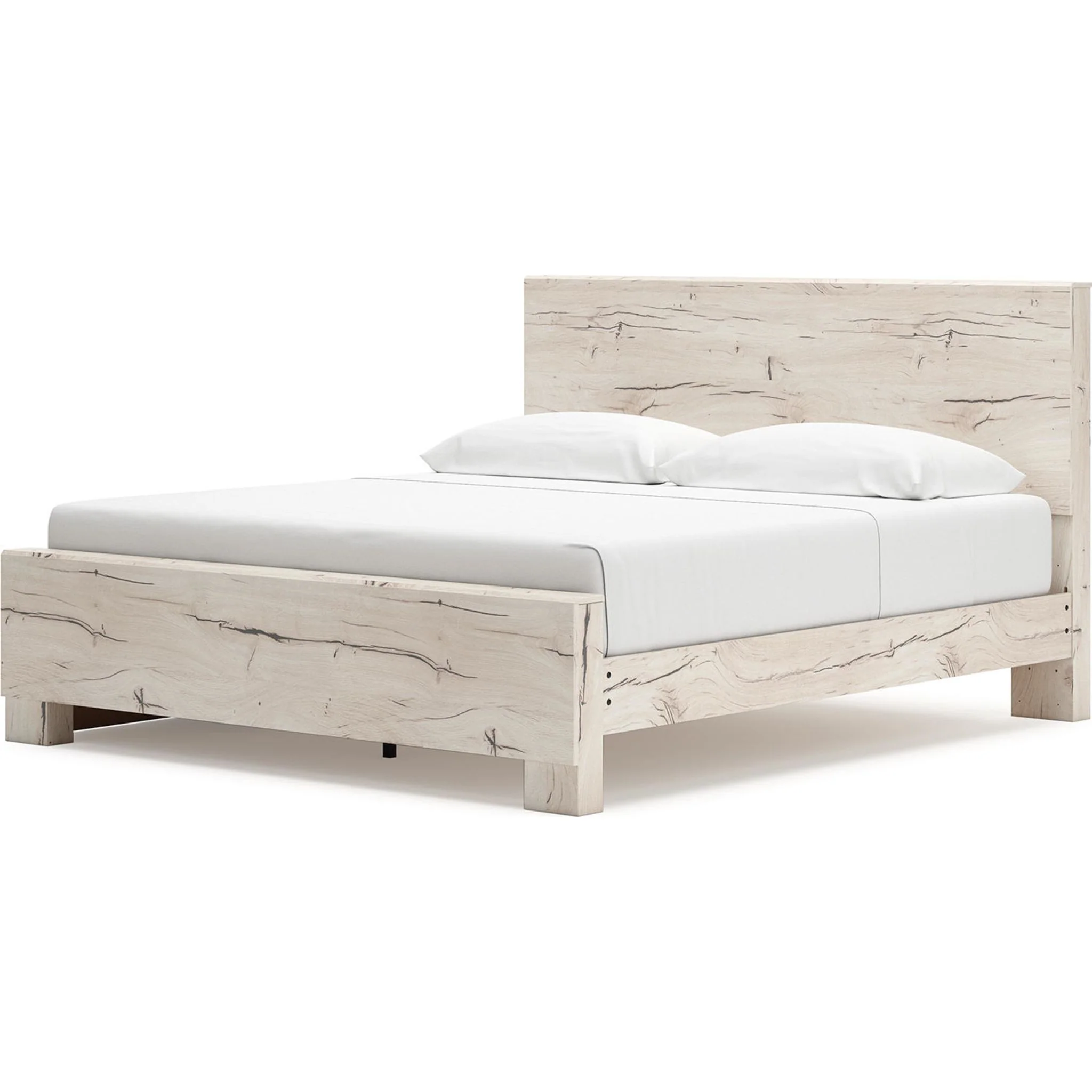 Lawroy Platform Bed with 2 Drawer Storage - Light Natural - Image 14