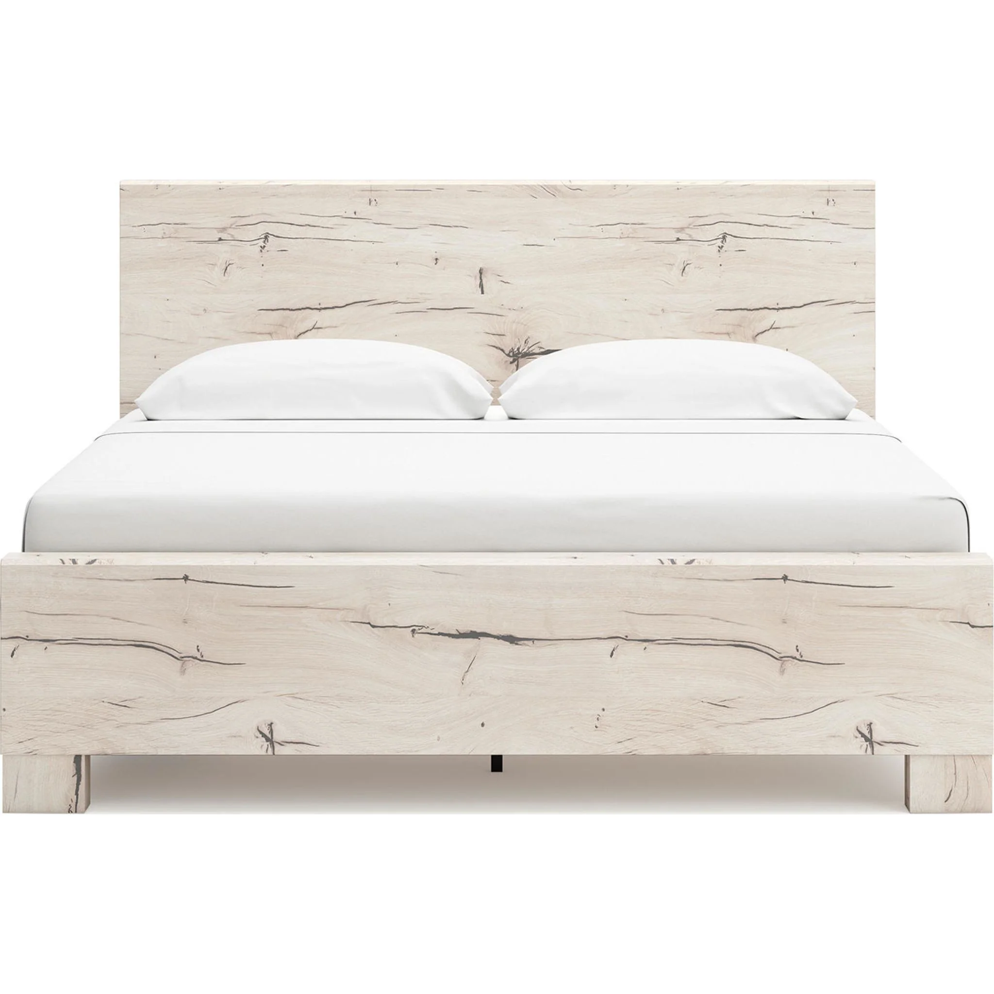 Lawroy Platform Bed with 2 Drawer Storage - Light Natural - Image 18