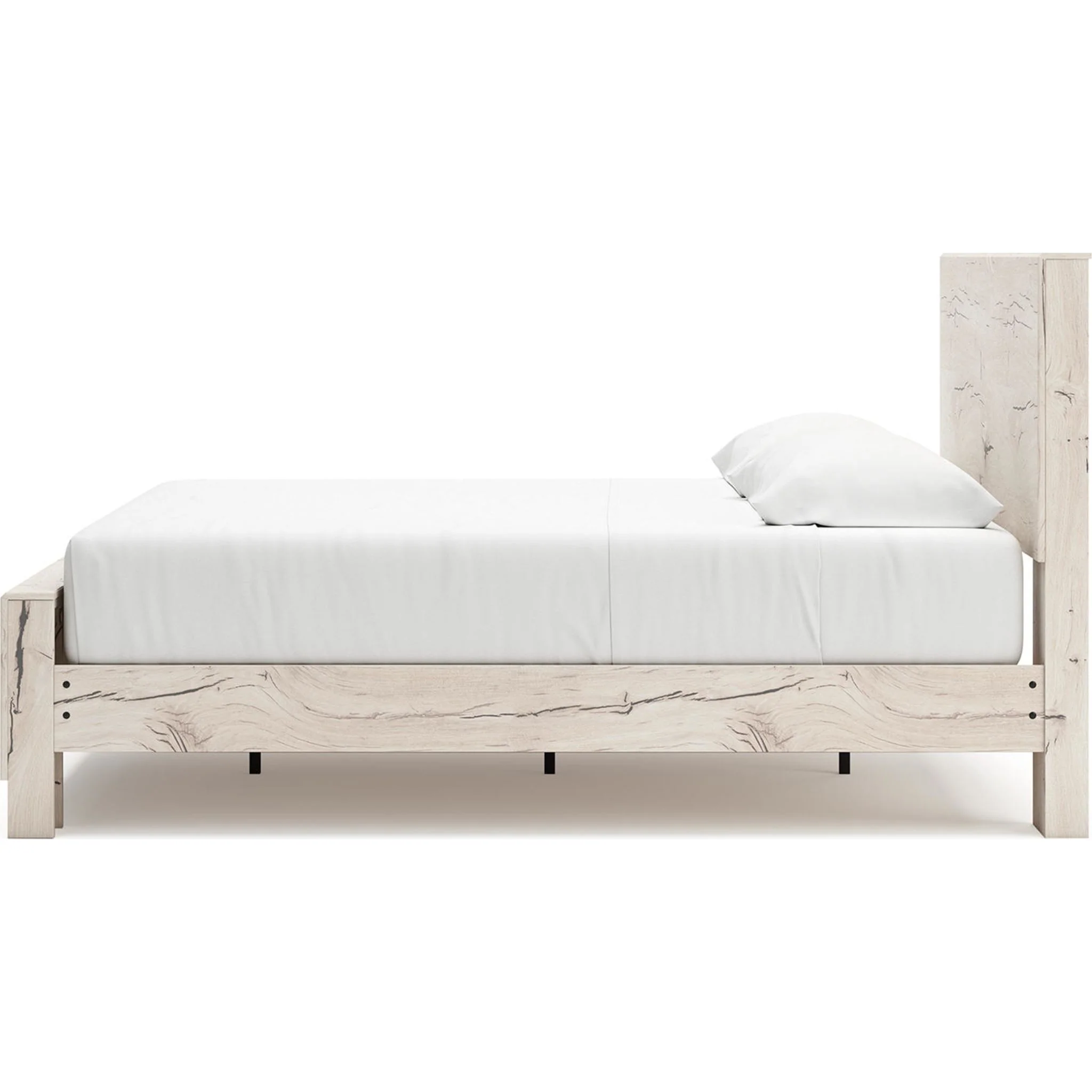 Lawroy Platform Bed with 2 Drawer Storage - Light Natural - Image 19